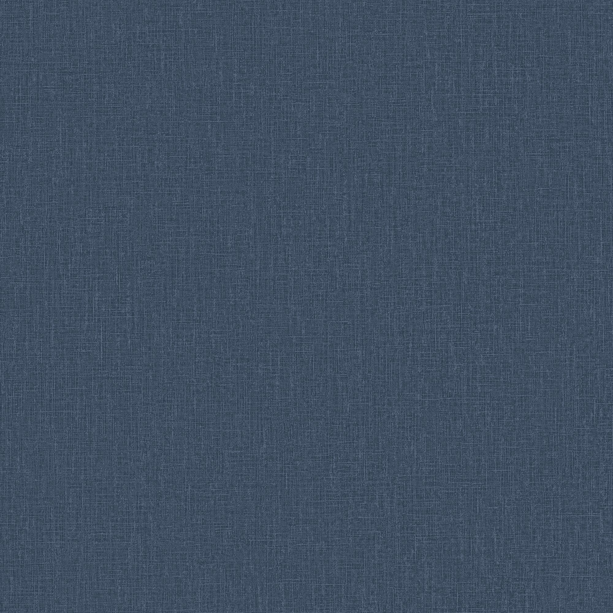 Textile Plain Wallpaper in blue color - pattern number AT1025 - by Grandeco in the Atmosphere collection