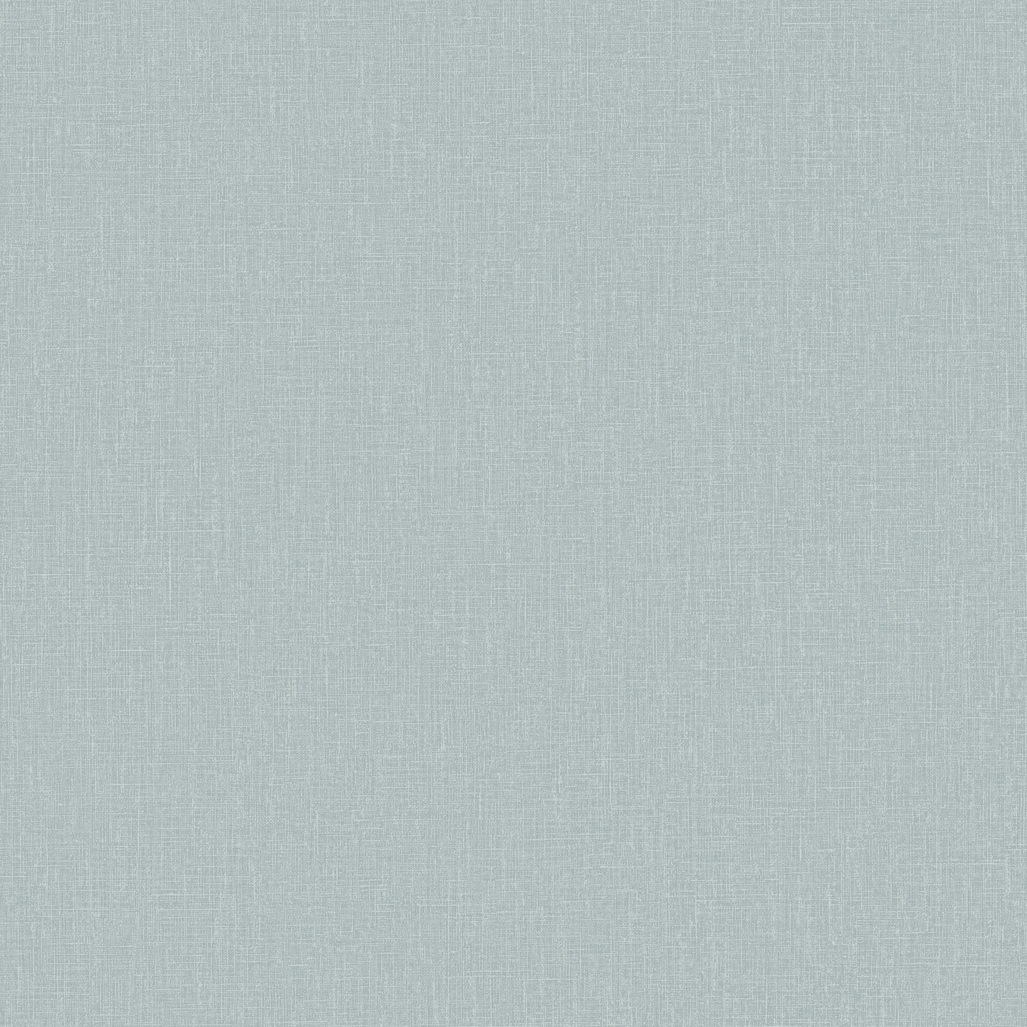 Textile Plain Wallpaper in blue color - pattern number AT1026 - by Grandeco in the Atmosphere collection