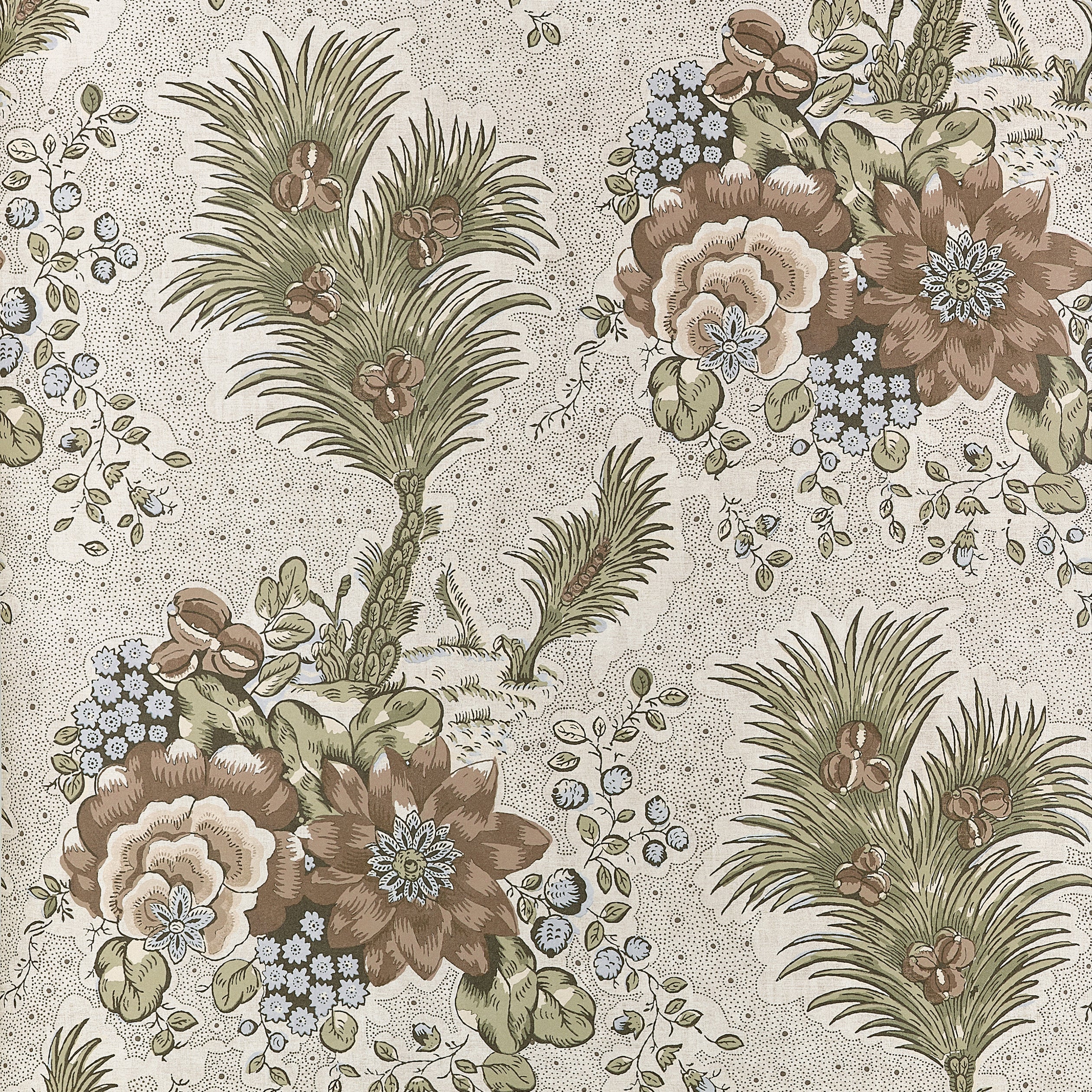 Drexel Hill Wallpaper in brown color - pattern number AT10714 - by Thibaut in the Clermont collection