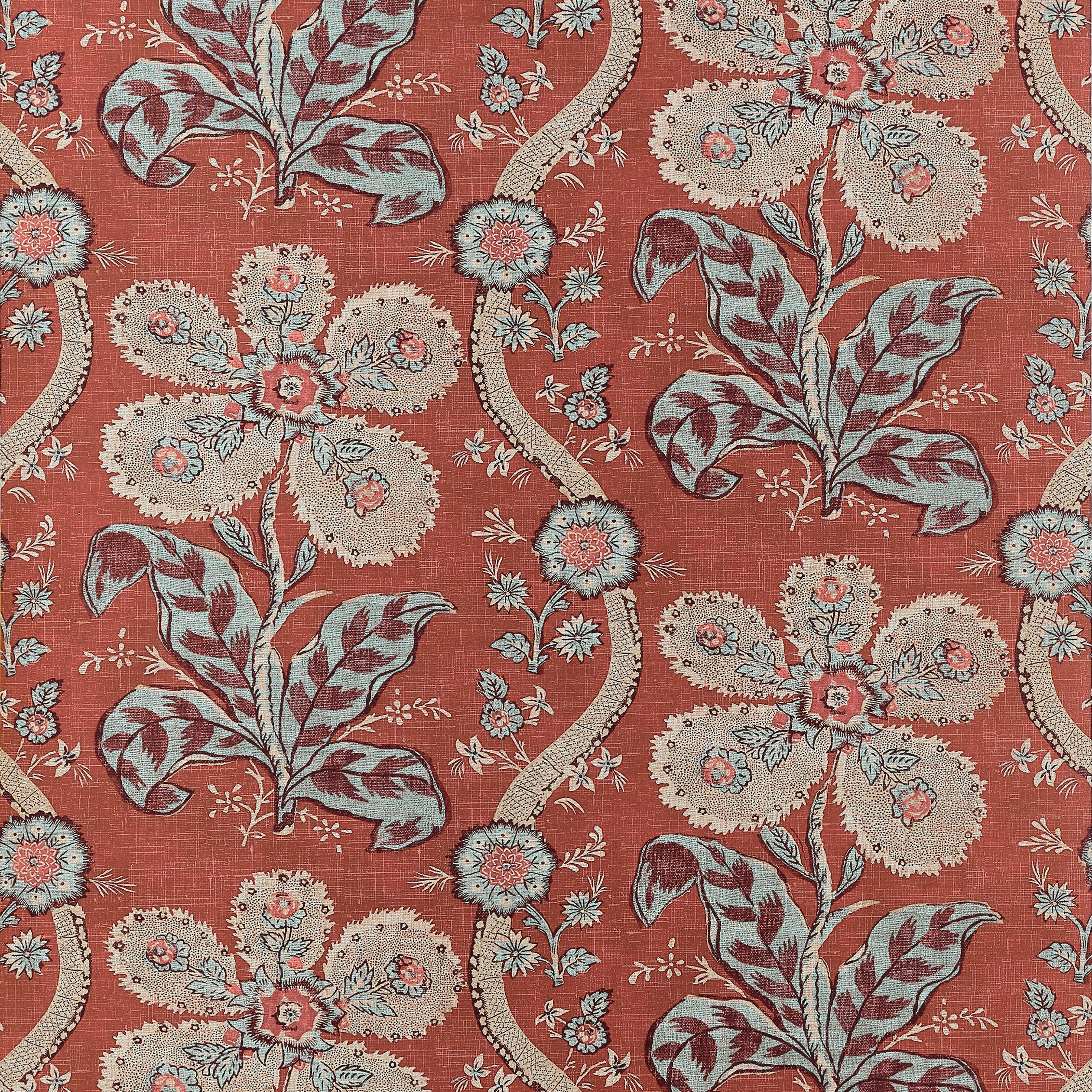 St. Gilles Wallpaper in red color - pattern number AT10718 - by Thibaut in the Clermont collection