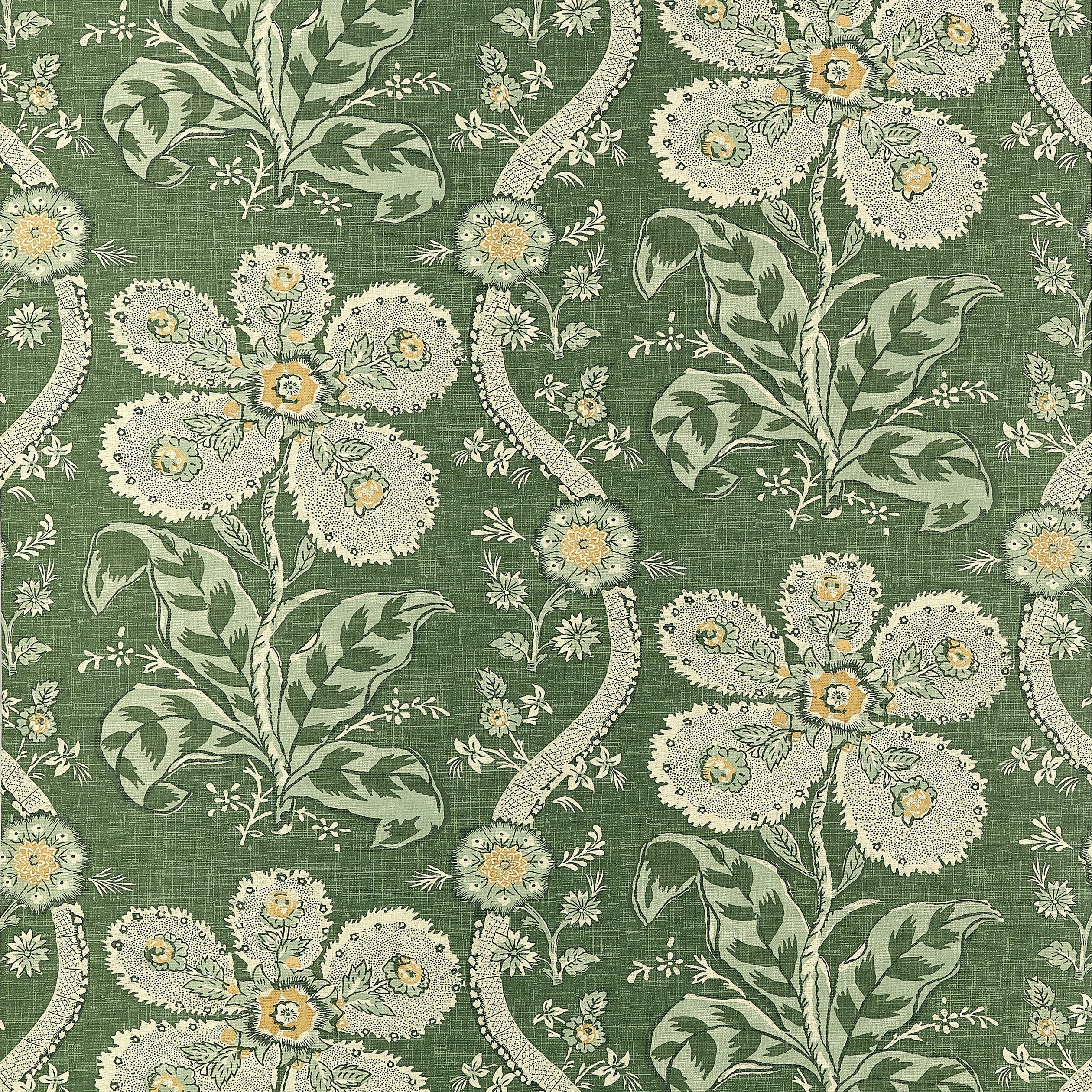 St. Gilles Wallpaper in green color - pattern number AT10719 - by Thibaut in the Clermont collection