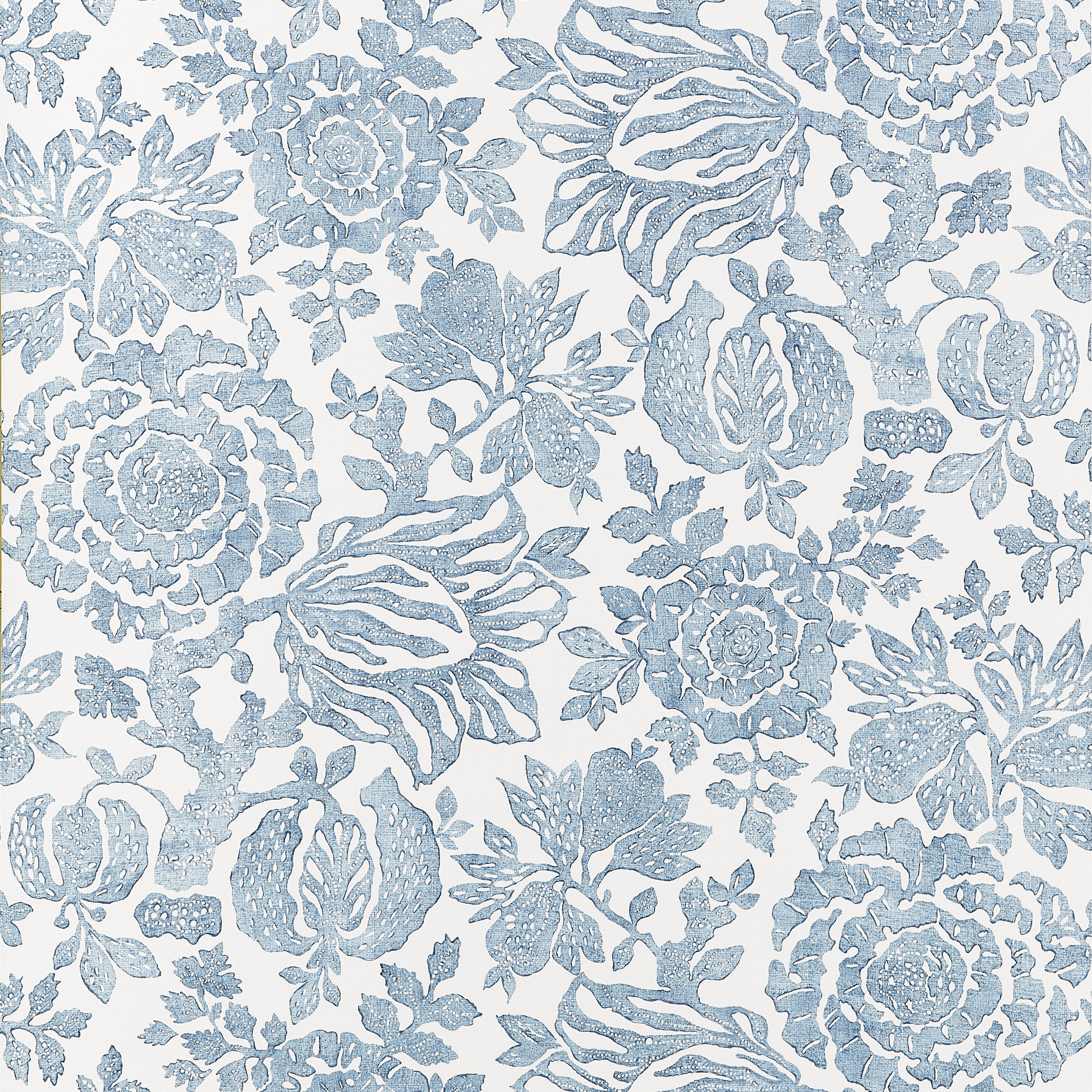 Sigourney Wallpaper in blue color - pattern number AT10730 - by Thibaut in the Clermont collection