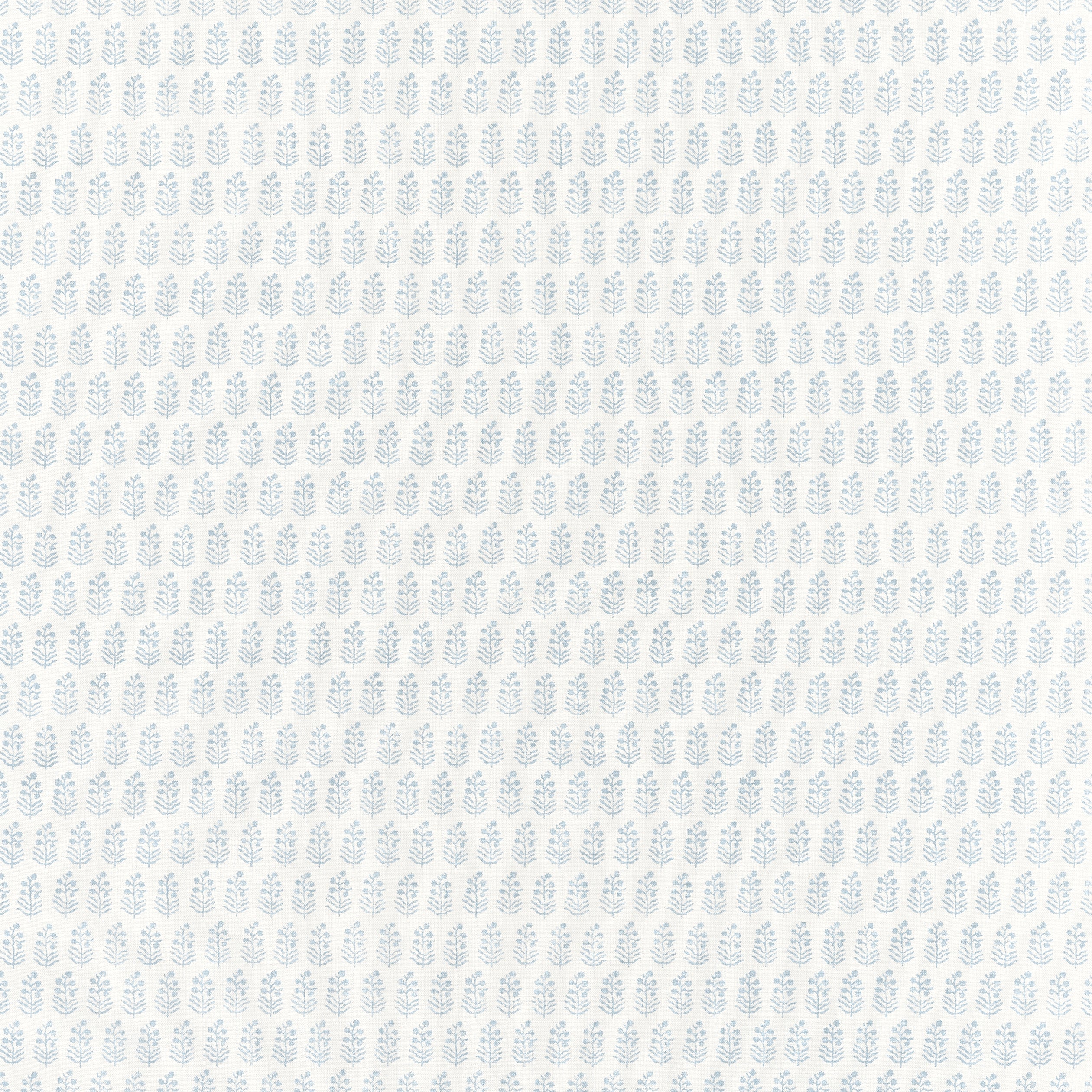 Chloe Wallpaper in spa blue on white color - pattern number AT10752 - by Thibaut in the Clermont collection