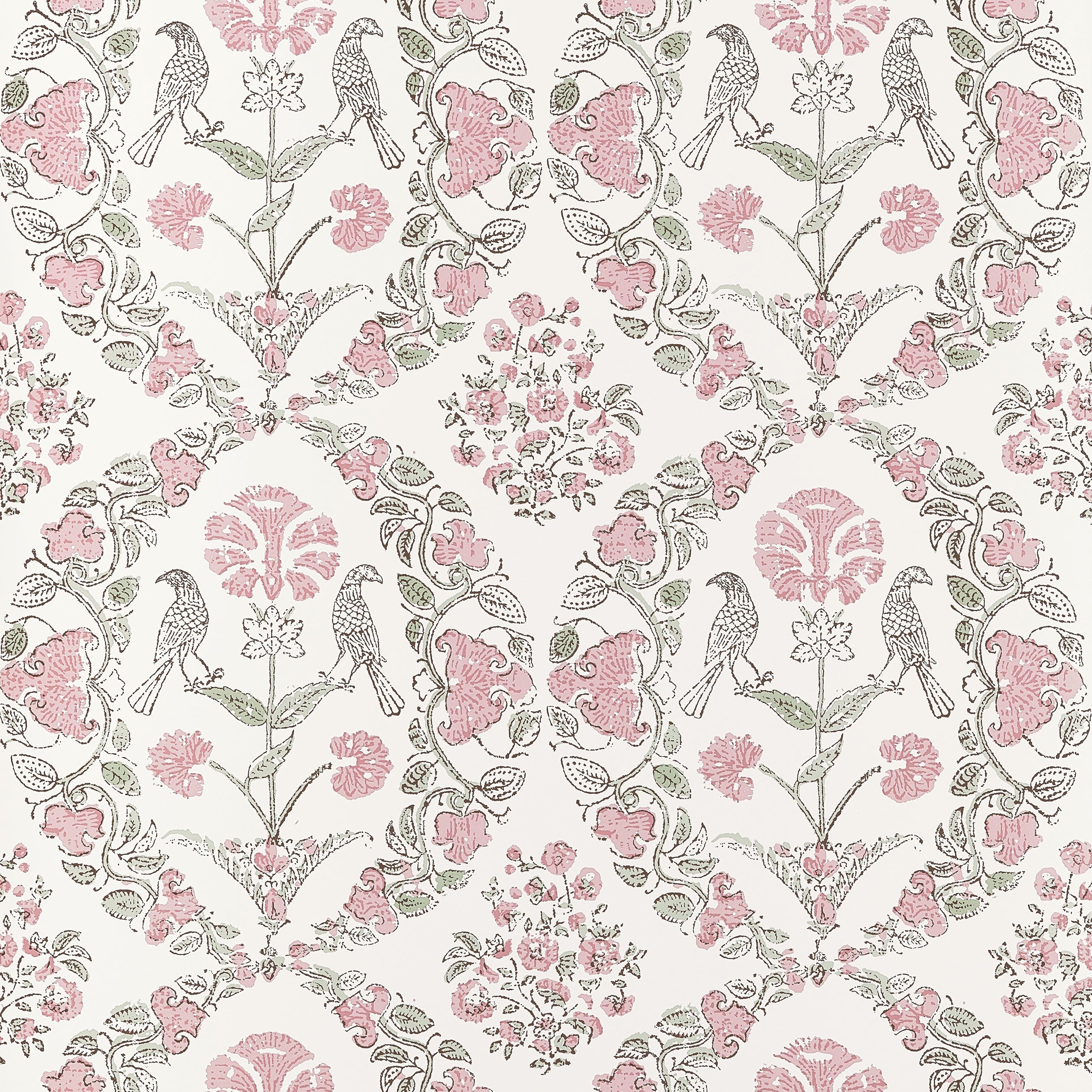 Paloma Wallpaper in blush color - pattern number AT10767 - by Thibaut in the Clermont collection