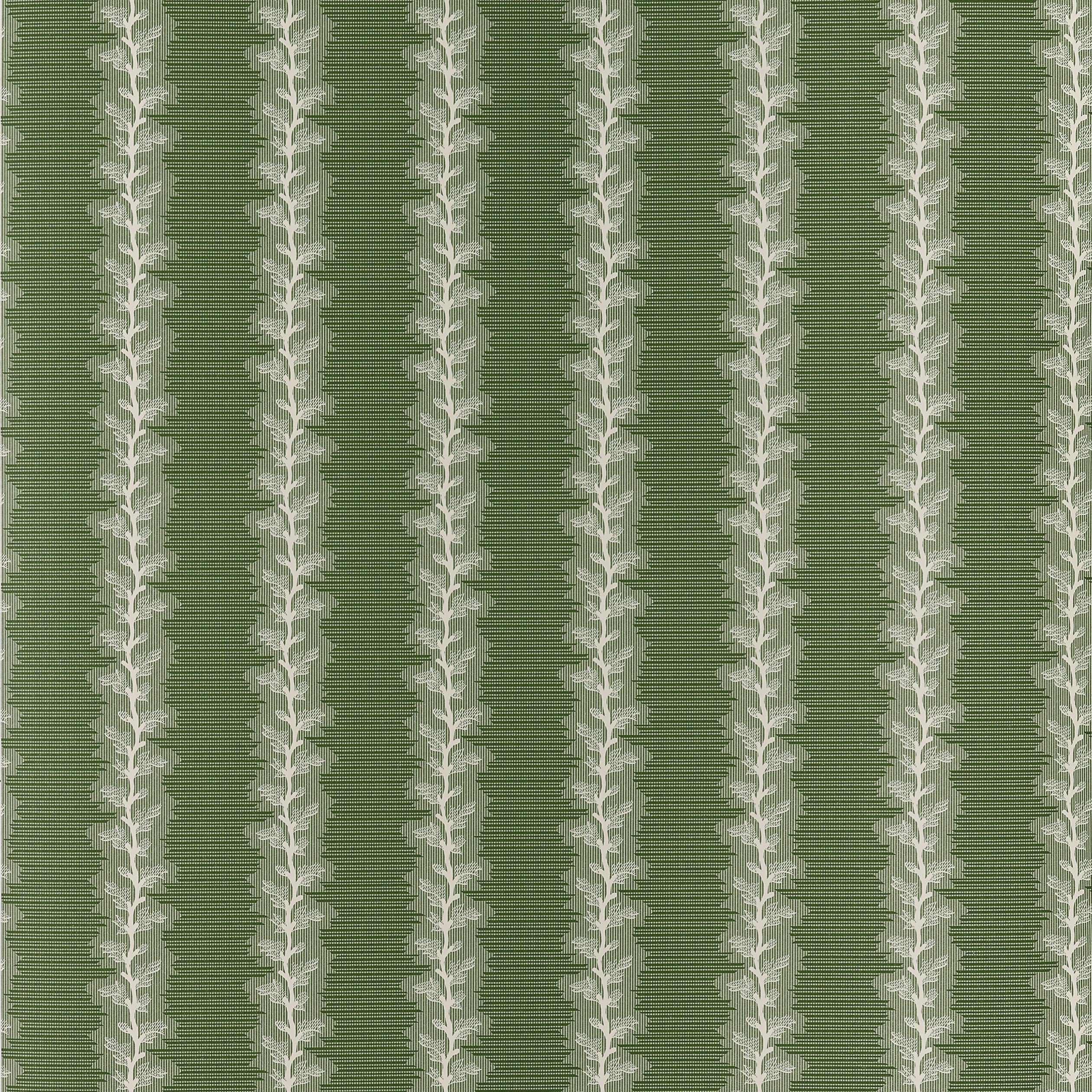 French Stripe Wallpaper in green color - pattern number AT10768 - by Thibaut in the Clermont collection