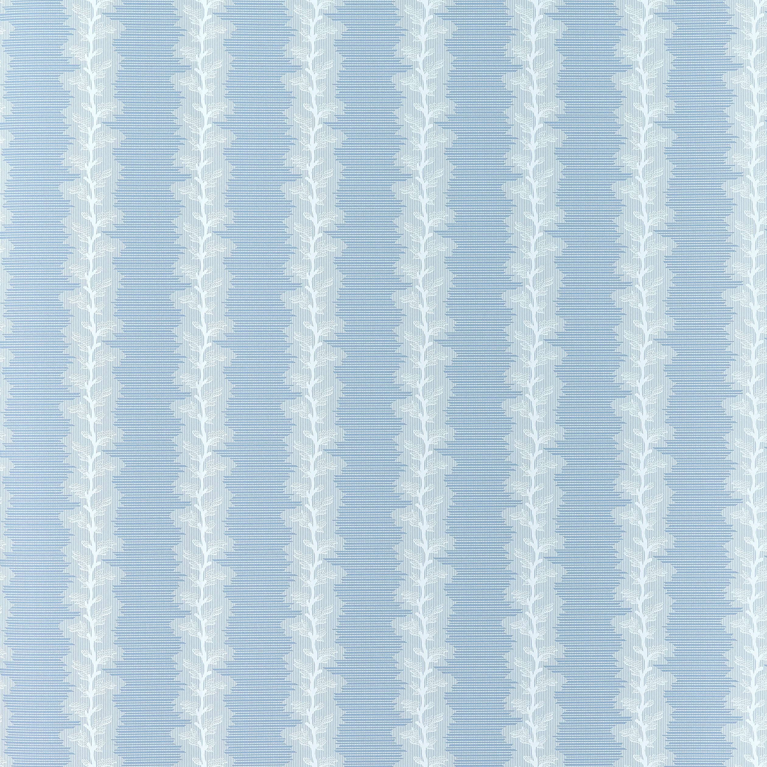 French Stripe Wallpaper in spa blue color - pattern number AT10772 - by Thibaut in the Clermont collection