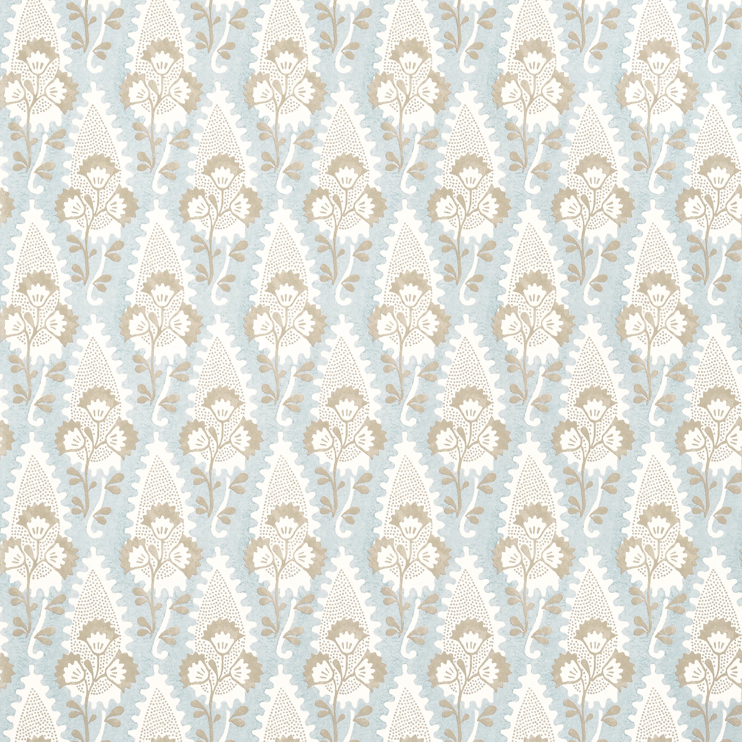 Cornwall wallpaper in spa blue color - pattern number AT15123 - by Anna French in the Antilles collection