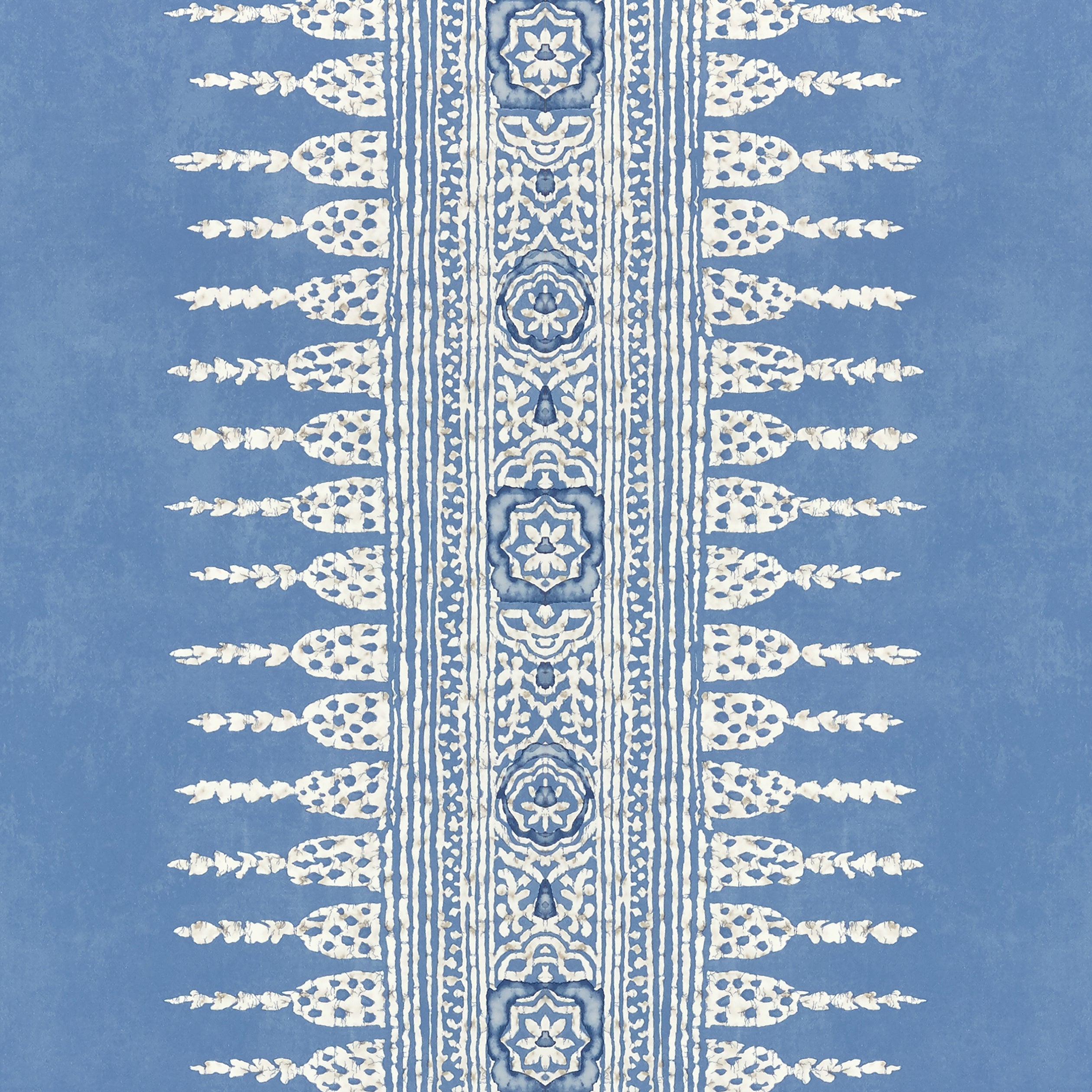 Javanese Stripe wallpaper in wedgewood blue color - pattern number AT15141 - by Anna French in the Antilles collection