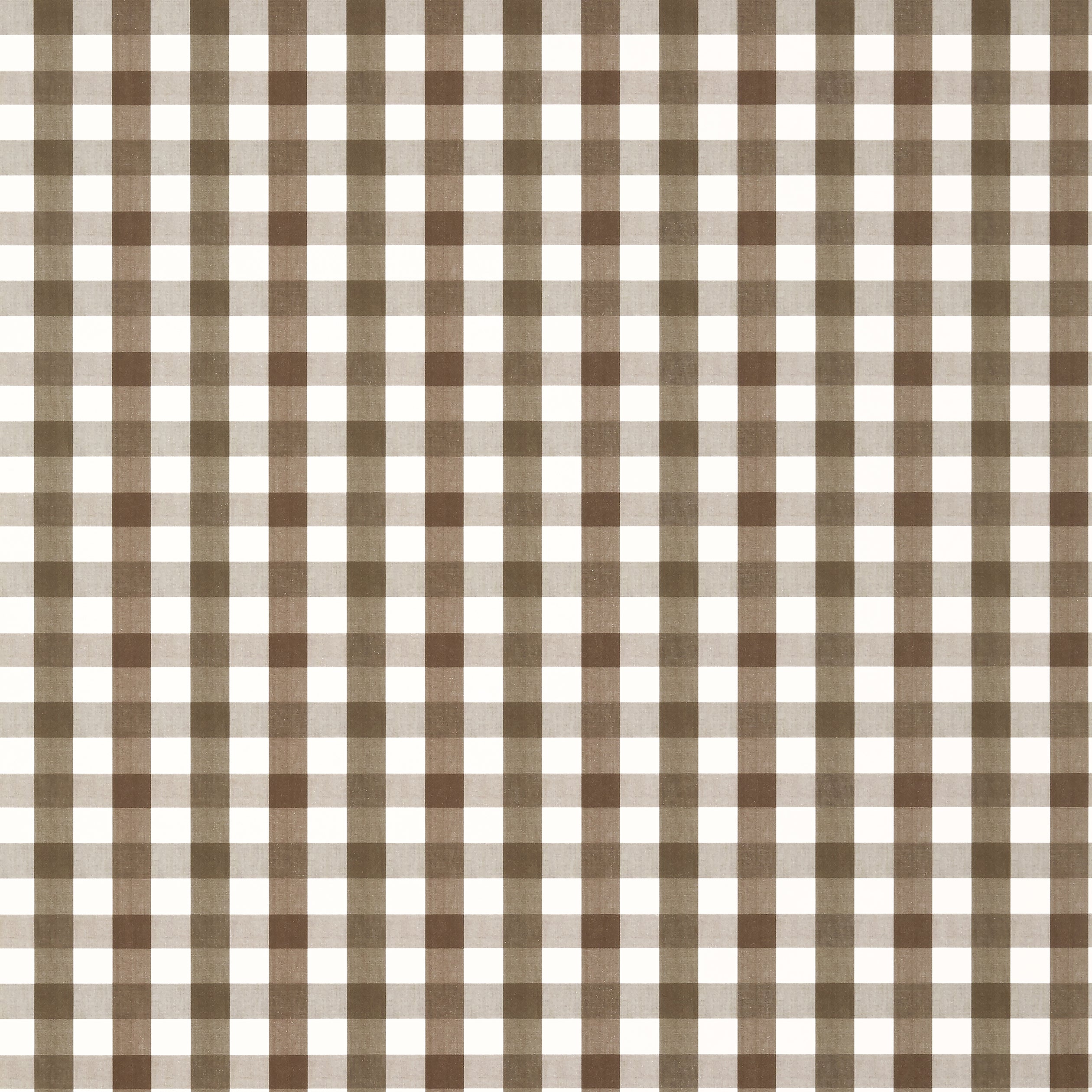 Saybrook Check fabric in brown color - pattern number AT15144 - by Anna French in the Antilles collection