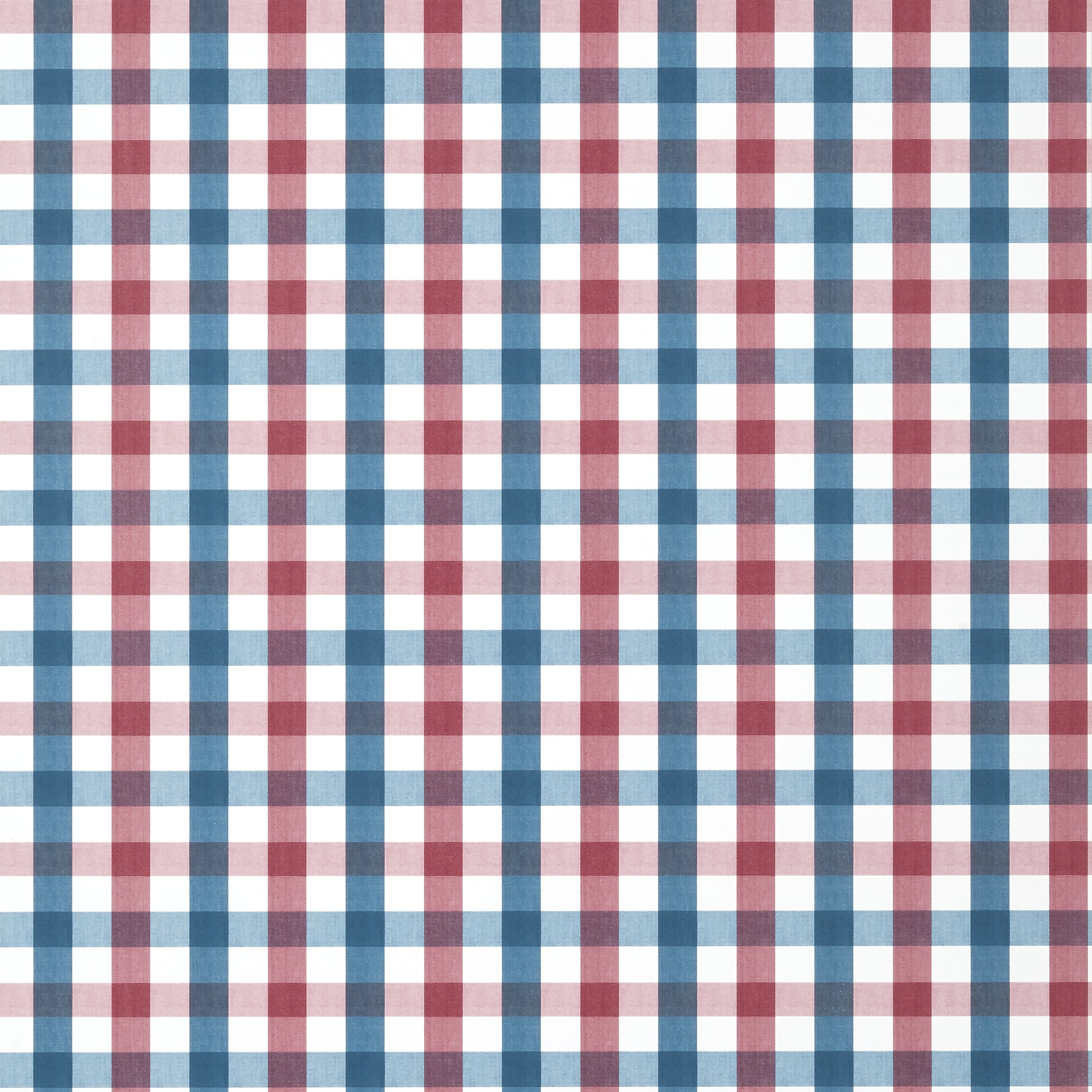 Saybrook Check wallpaper in red and blue color - pattern number AT15153 - by Anna French in the Antilles collection