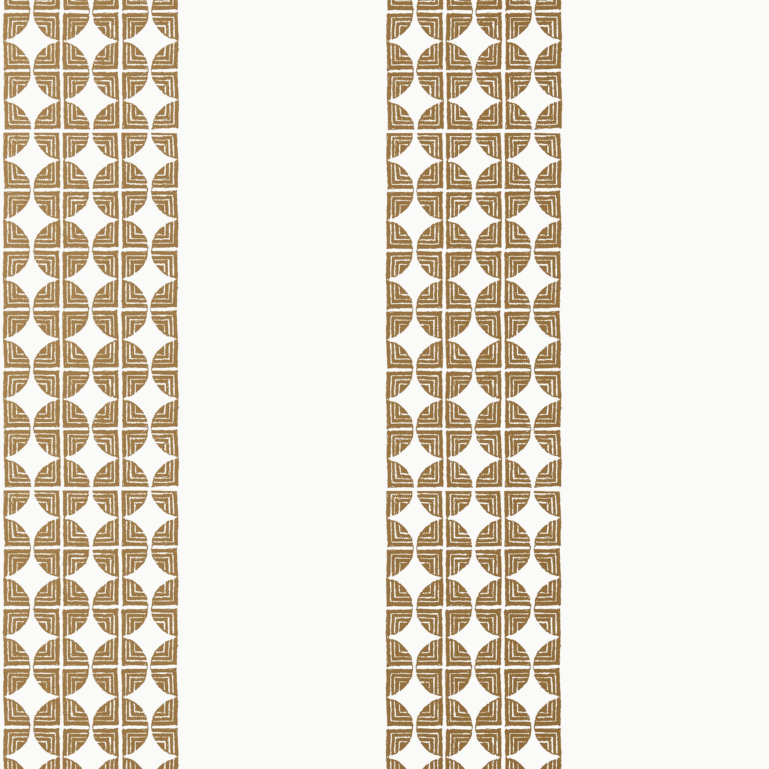 Fairmont Stripe fabric in metallic bronze color - pattern number AT23127 - by Anna French in the Willow Tree collection