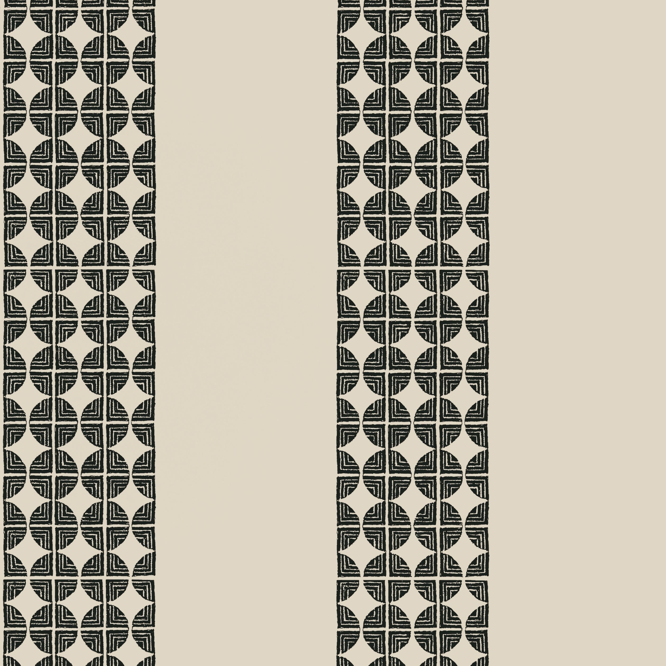 Fairmont Stripe fabric in black color - pattern number AT23131 - by Anna French in the Willow Tree collection