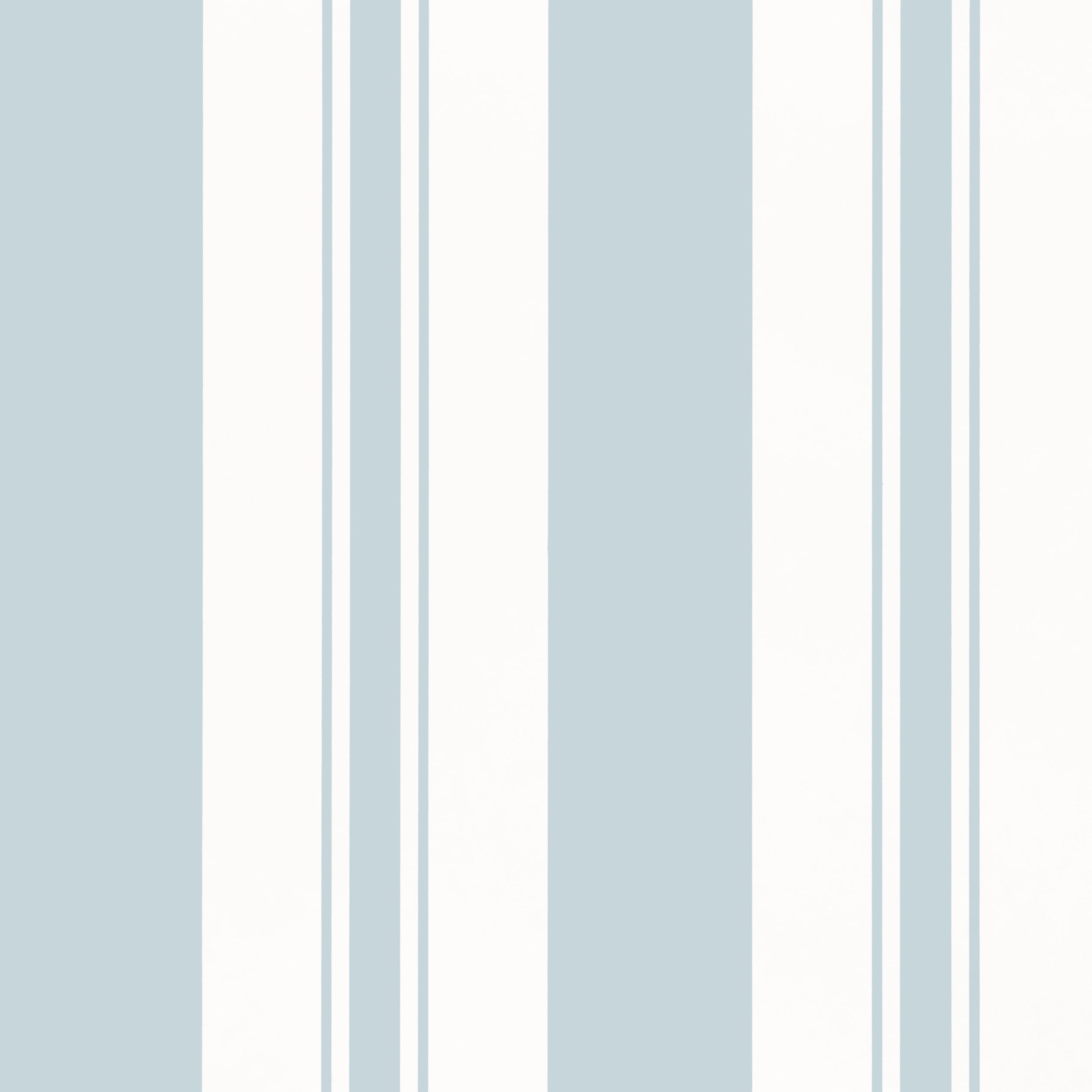 Keswick Stripe wallpaper in soft blue color - pattern number AT23170 - by Anna French in the Willow Tree collection