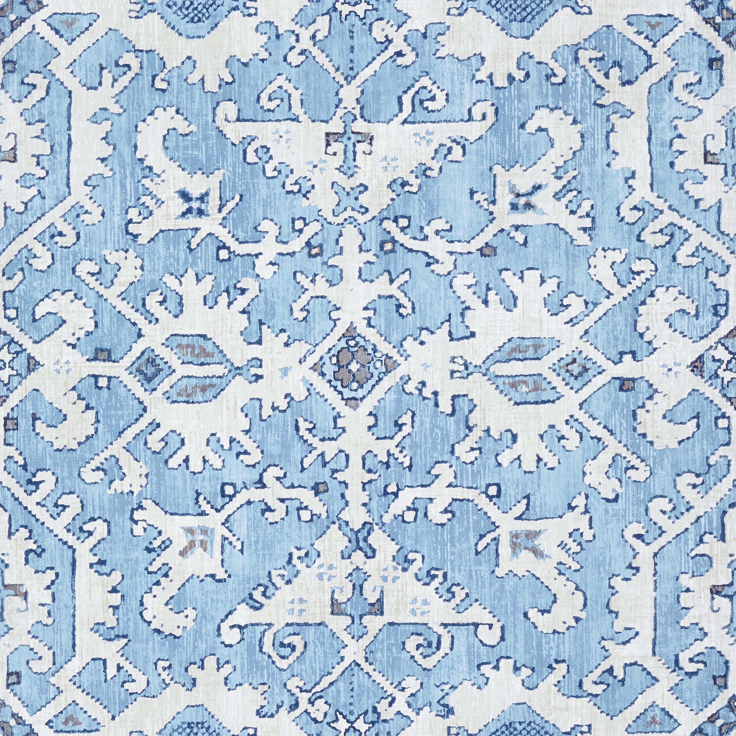 Pontorma fabric in sky color - pattern number AT24554 - by Anna French in the Devon collection