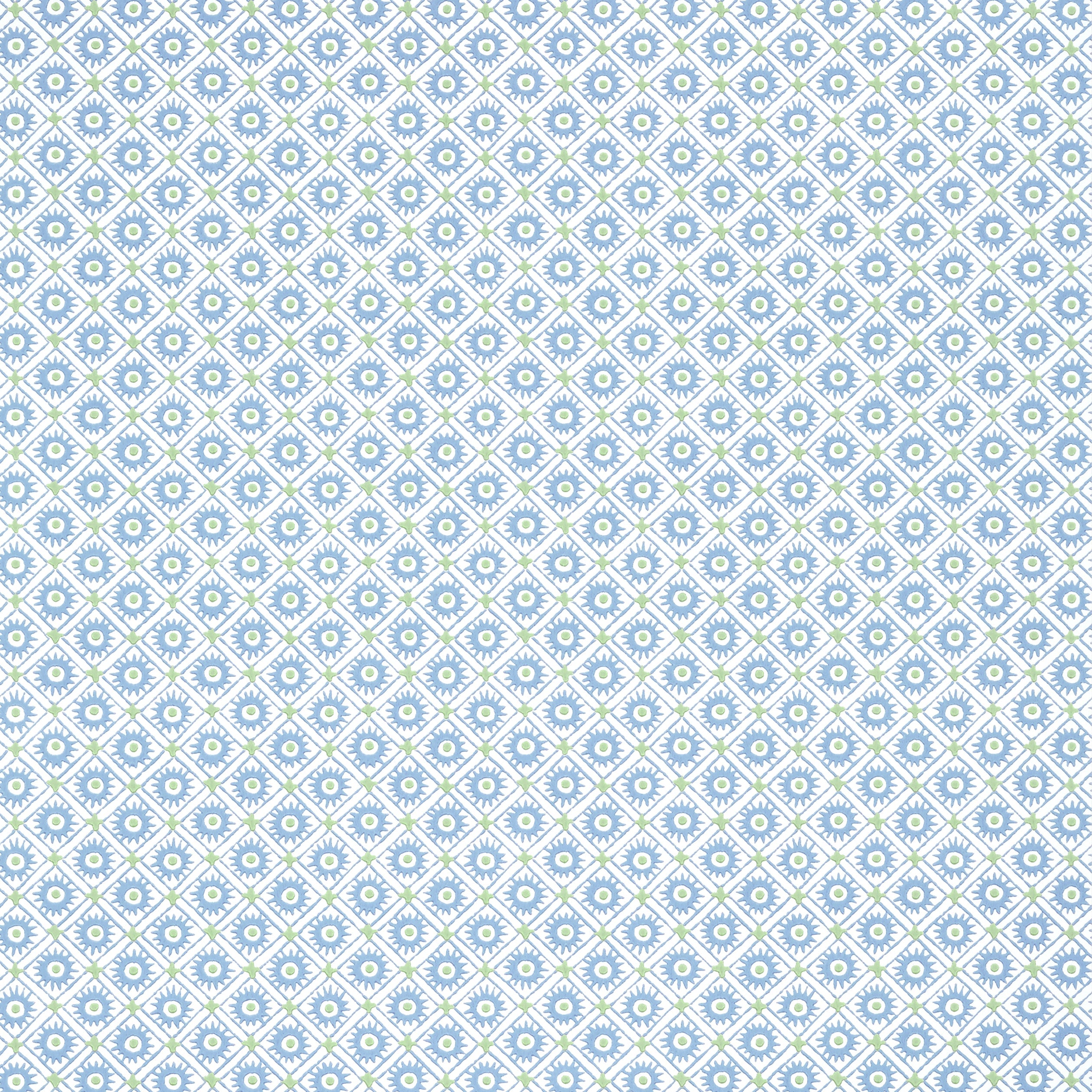 Mini Sun wallpaper in sky color - pattern number AT24565 - by Anna French in the Devon collection