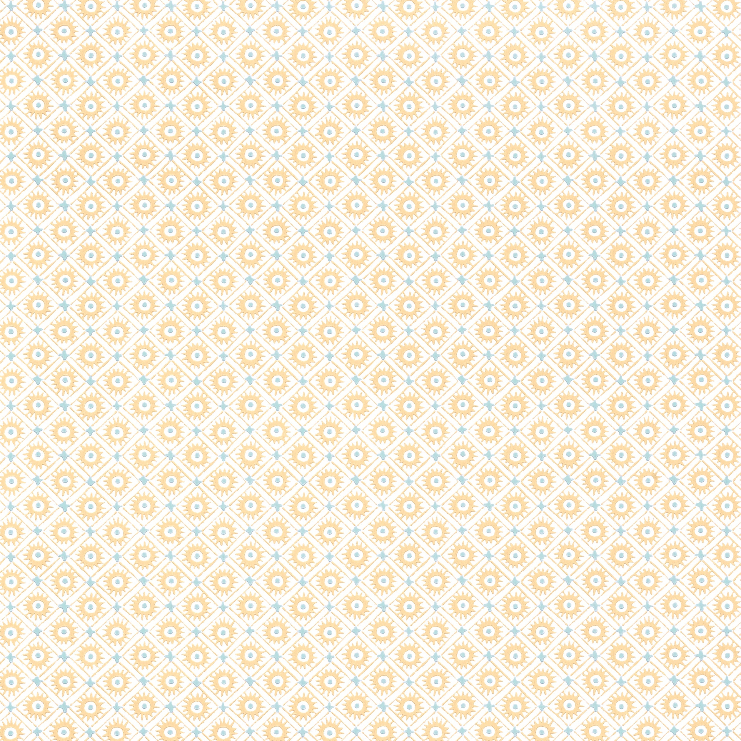 Mini Sun wallpaper in soft gold color - pattern number AT24566 - by Anna French in the Devon collection