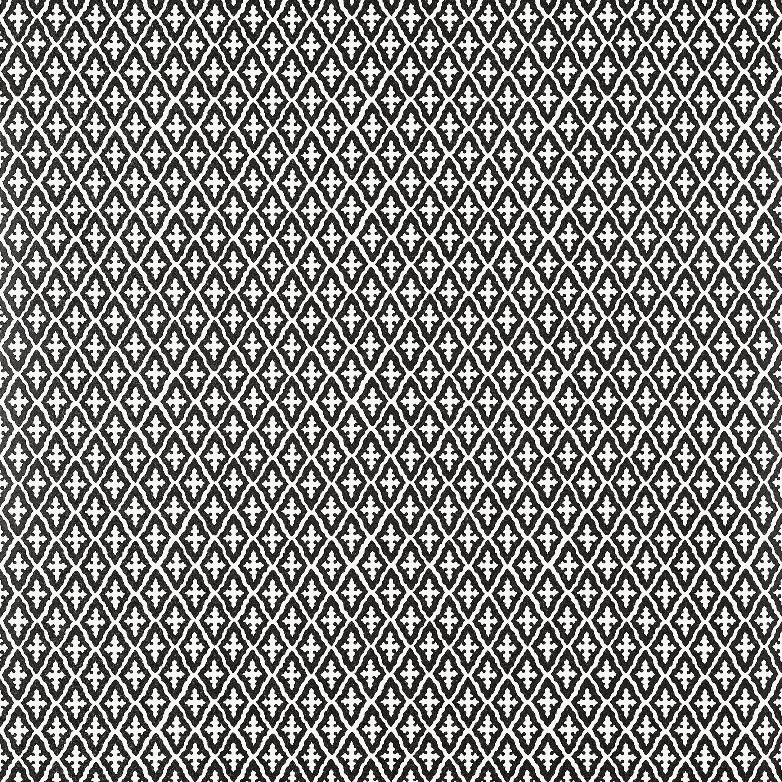 Lindsey fabric in black color - pattern number AT57817 - by Anna French in the Bristol collection