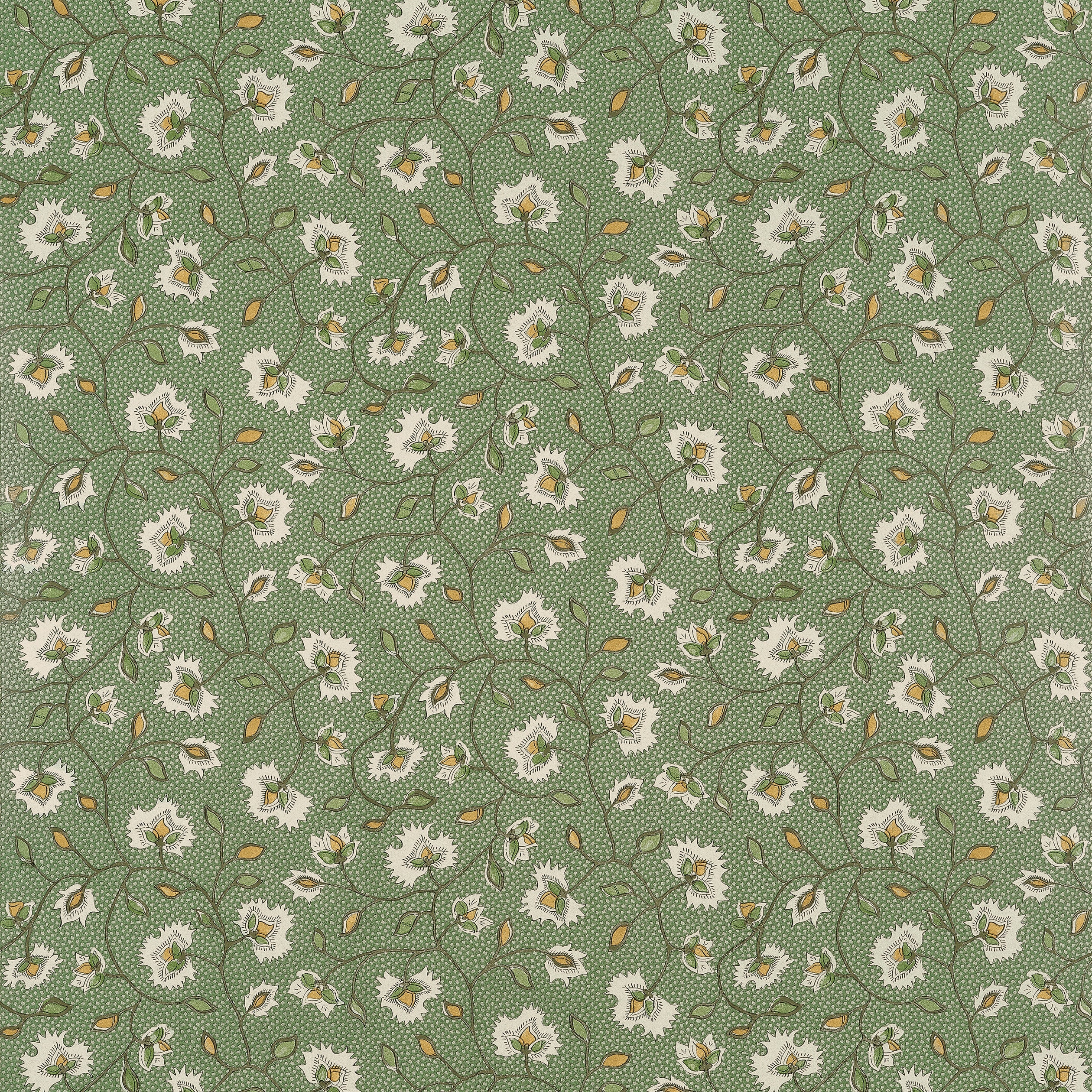Chelsea wallpaper in emerald color - pattern number AT57844 - by Anna French in the Bristol collection