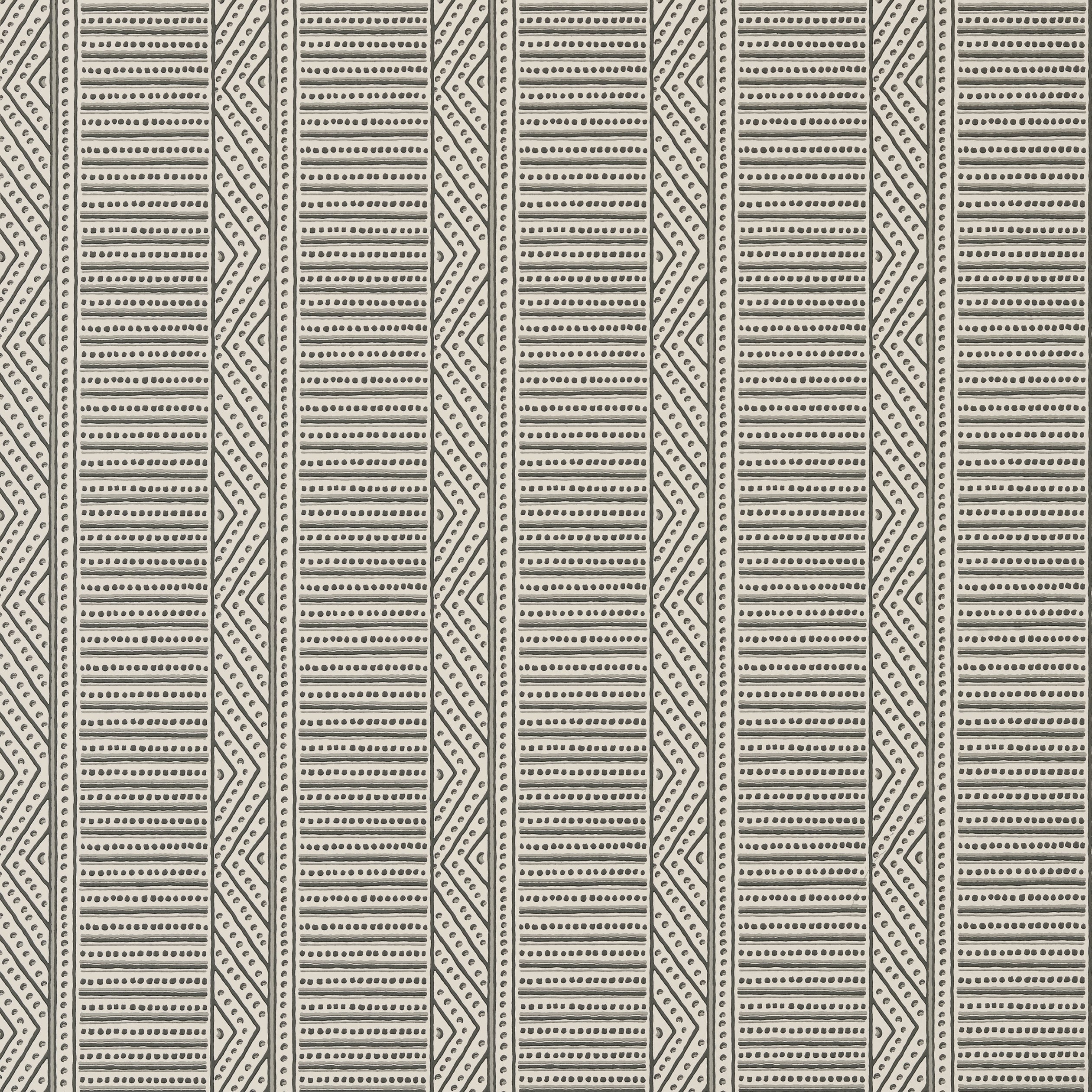 Montecito Stripe fabric in charcoal color - pattern number AT78720 - by Anna French in the Palampore collection