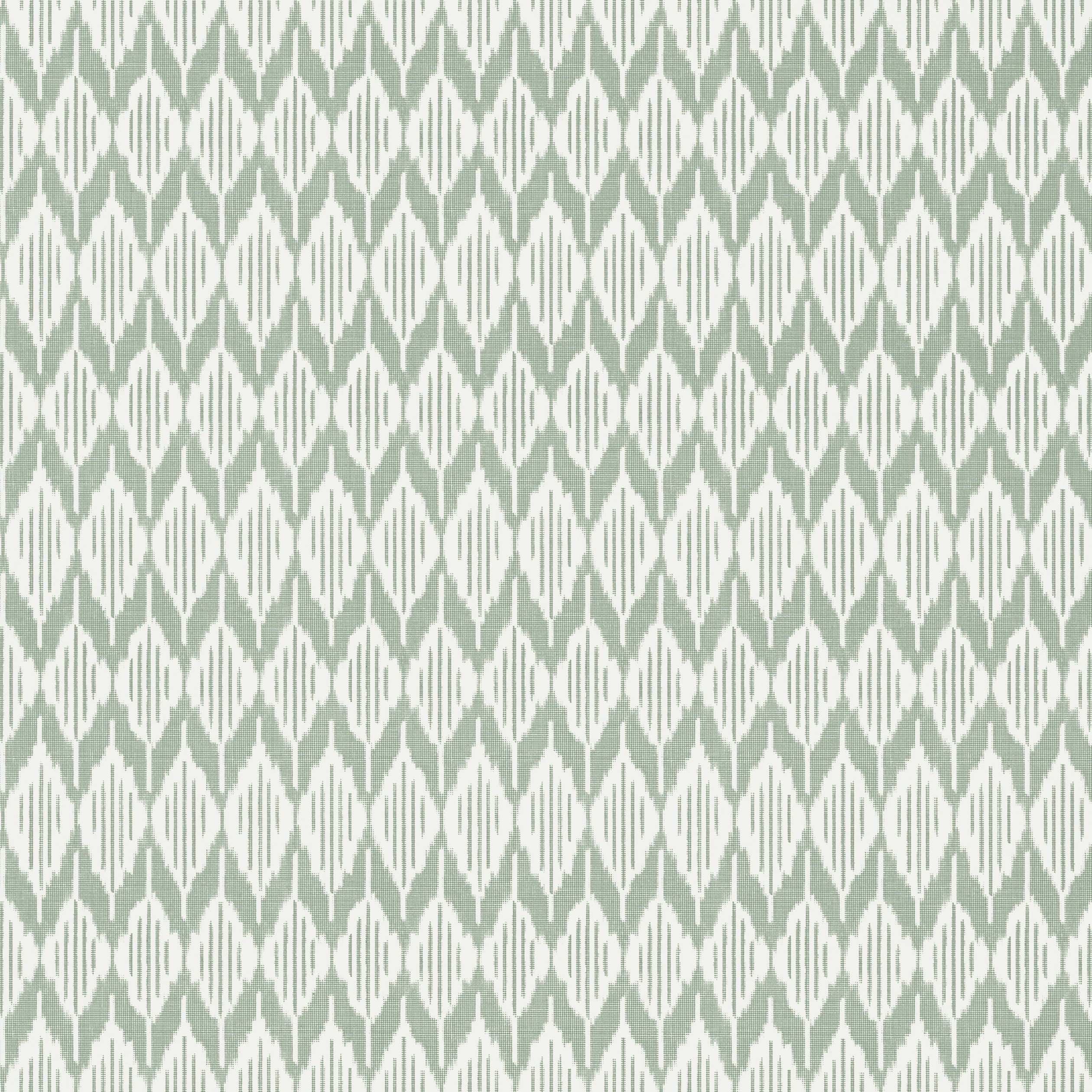 Balin Ikat fabric in sage color - pattern number AT79131 - by Anna French in the Small Scale collection