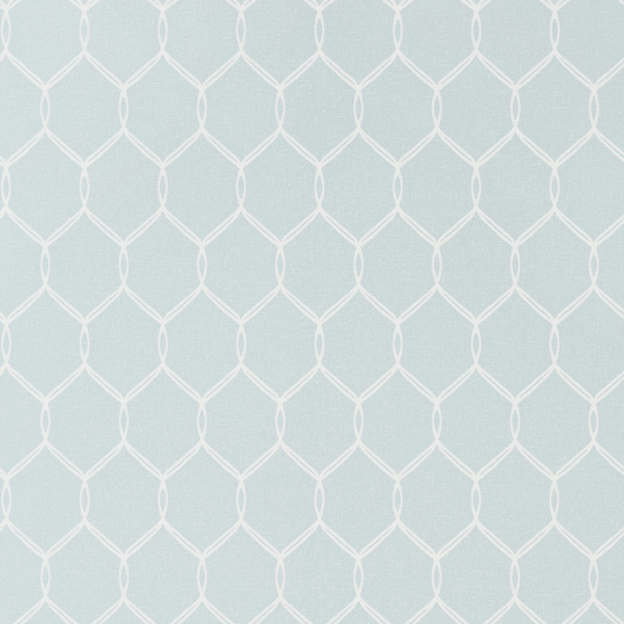 Leland Trellis fabric in soft blue color - pattern number AT79147 - by Anna French in the Small Scale collection