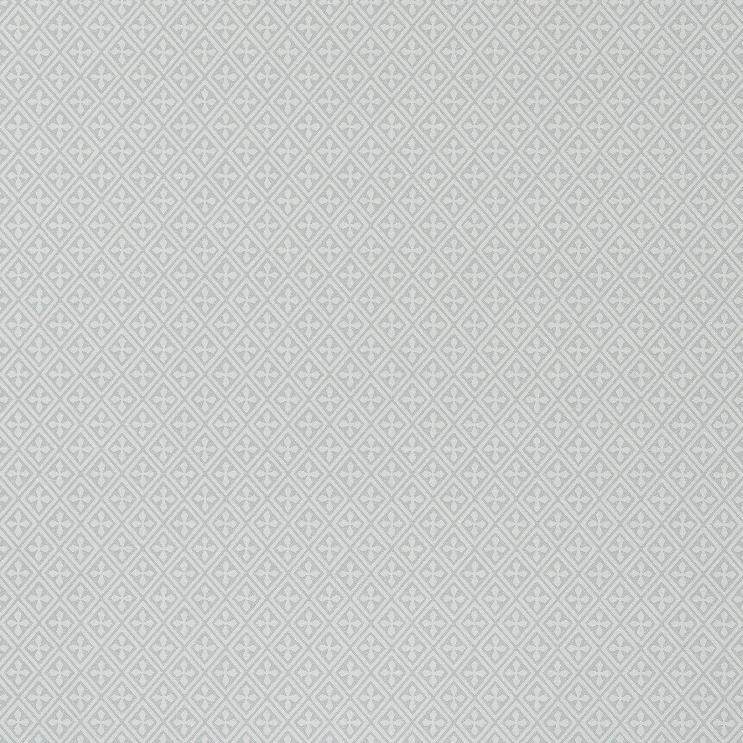 Arlen Trellis wallpaper in grey color - pattern number AT79175 - by Anna French in the Small Scale collection