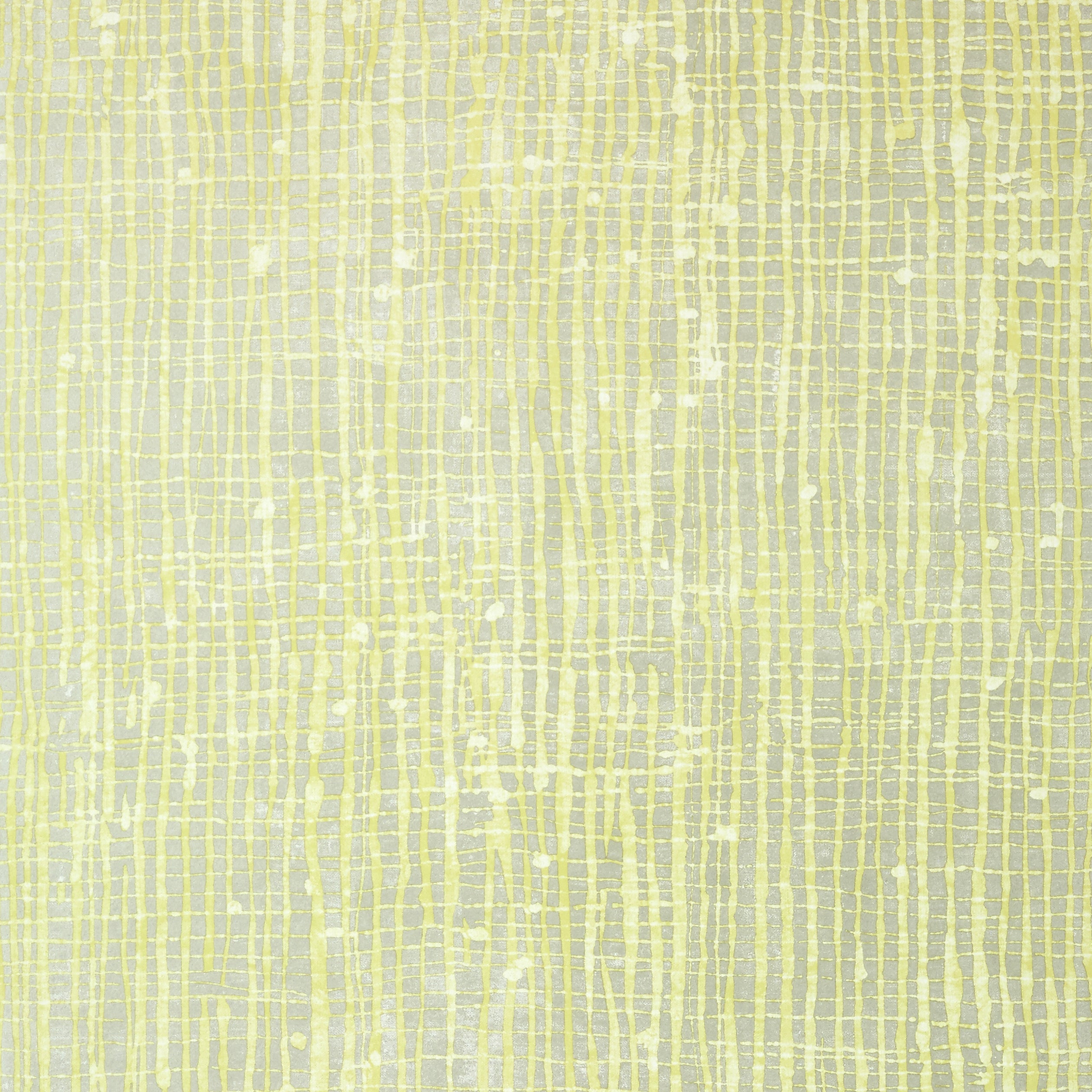 Violage fabric in citron and metallic silver color - pattern number AT7931 - by Anna French in the Watermark collection