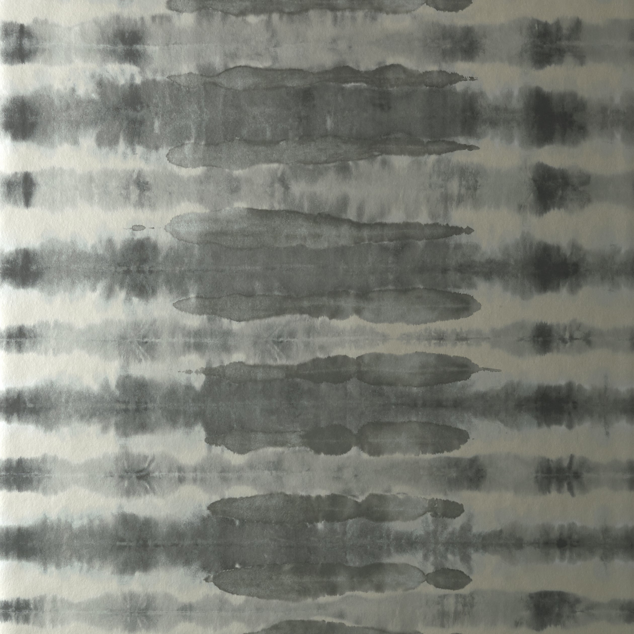 Margate fabric in black on mylar color - pattern number AT7944 - by Anna French in the Watermark collection
