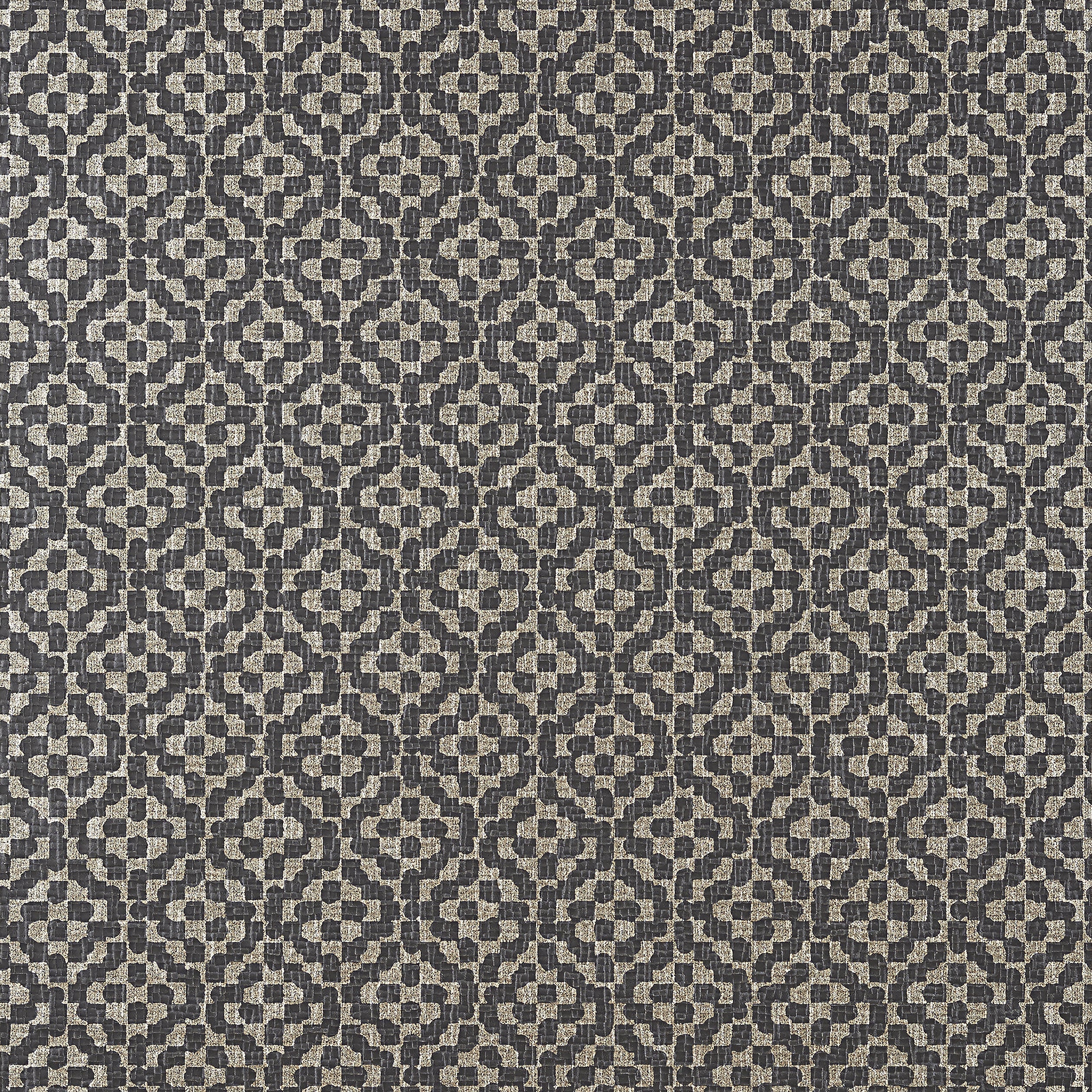 Riva fabric in black color - pattern number AT9609 - by Anna French in the Savoy collection