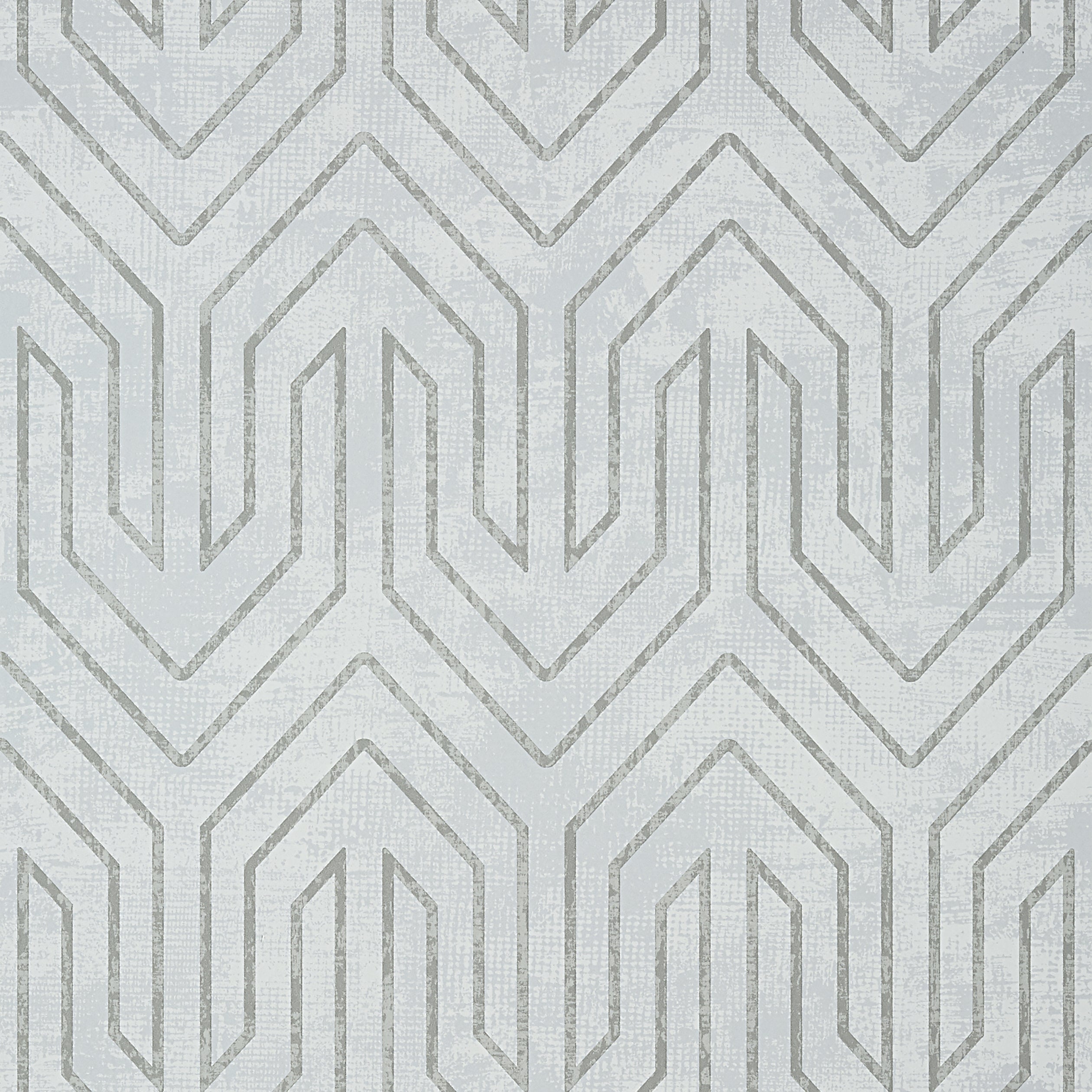 Colburn Chevron fabric in spa blue color - pattern number AT9612 - by Anna French in the Savoy collection