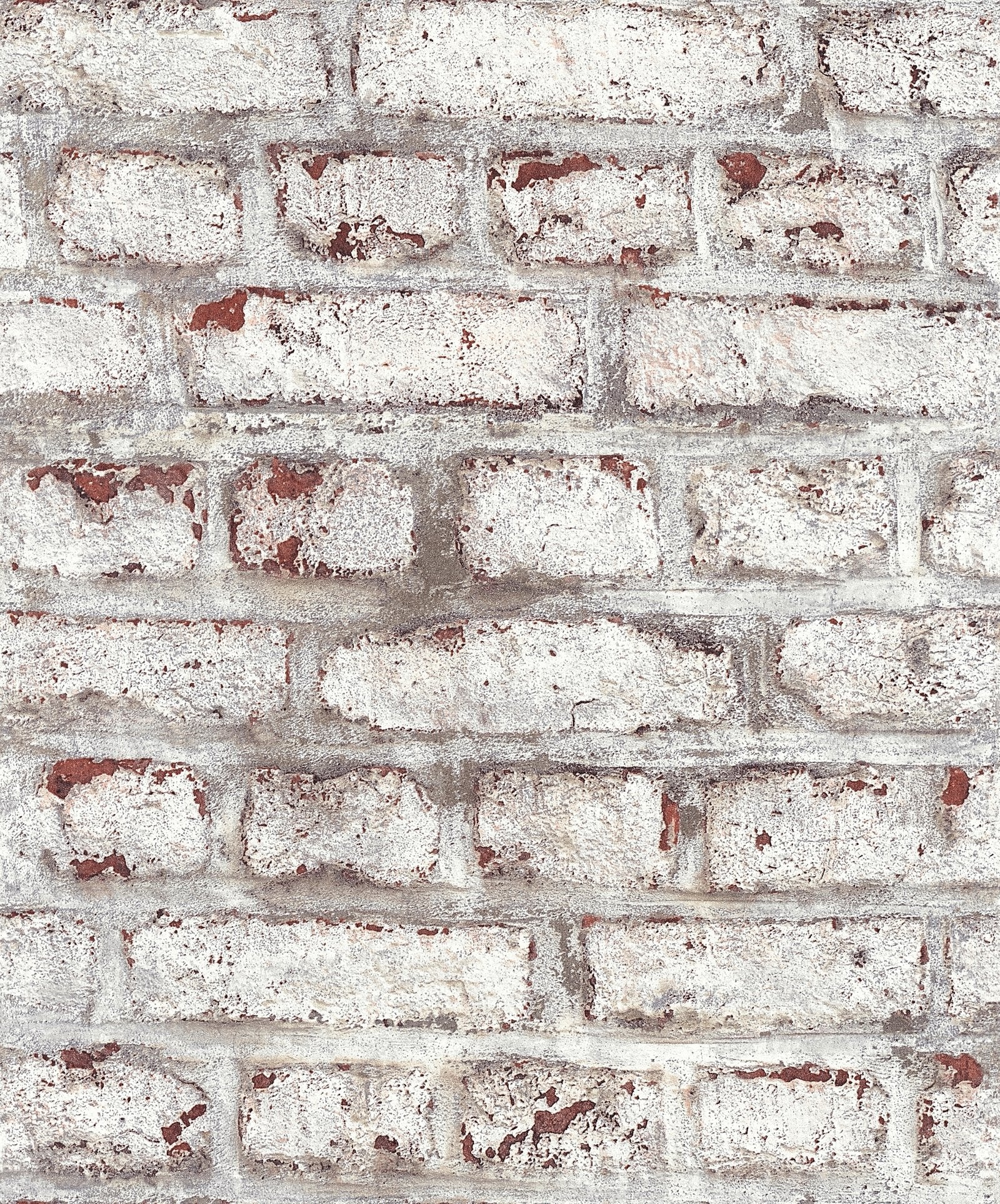 Coastal Brick Effect Motif wallpaper in white color - pattern number BB51100 - by Galerie in the The Bricks And More collection