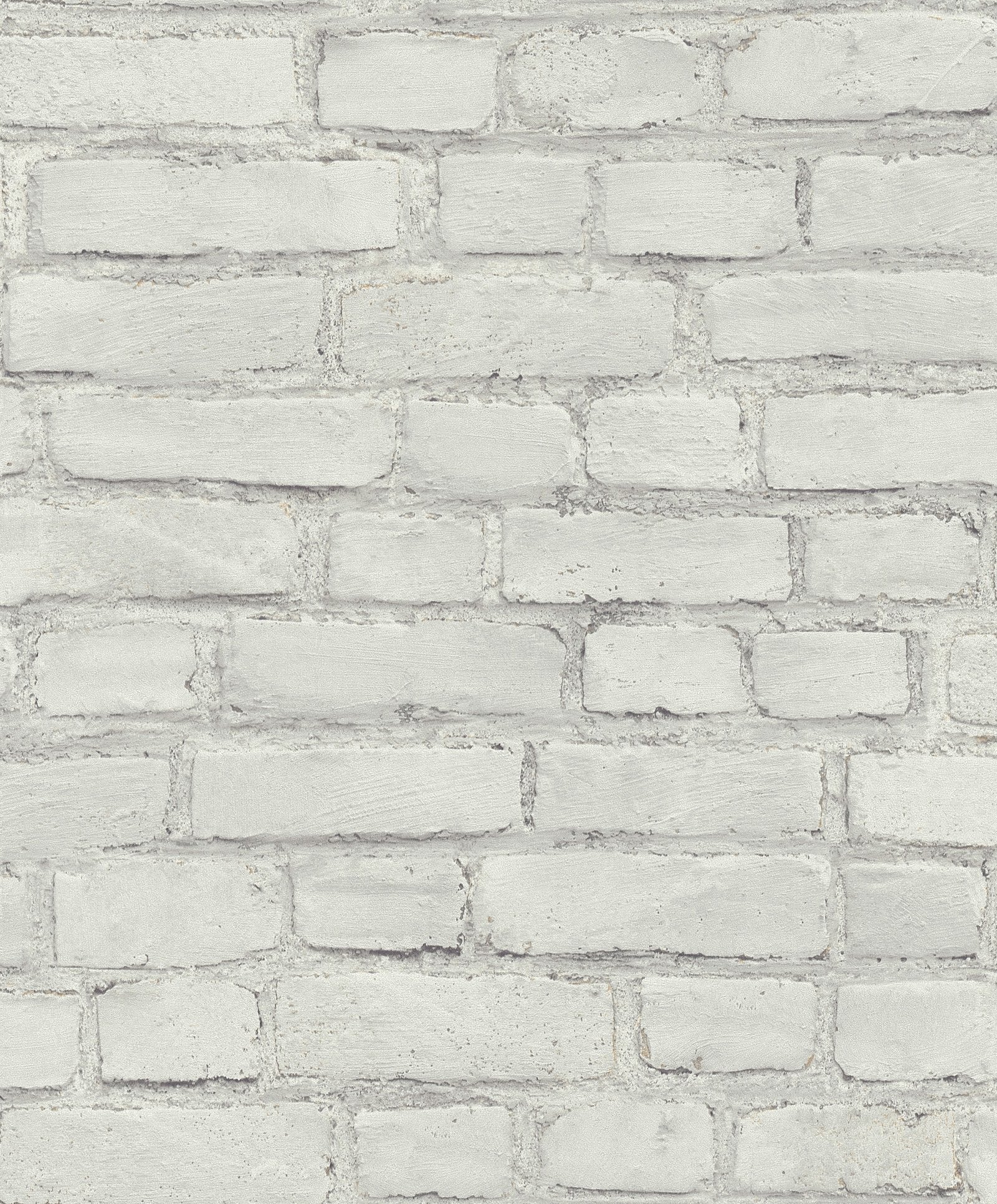 Coastal Brick Effect Motif wallpaper in white color - pattern number BB51101 - by Galerie in the The Bricks And More collection
