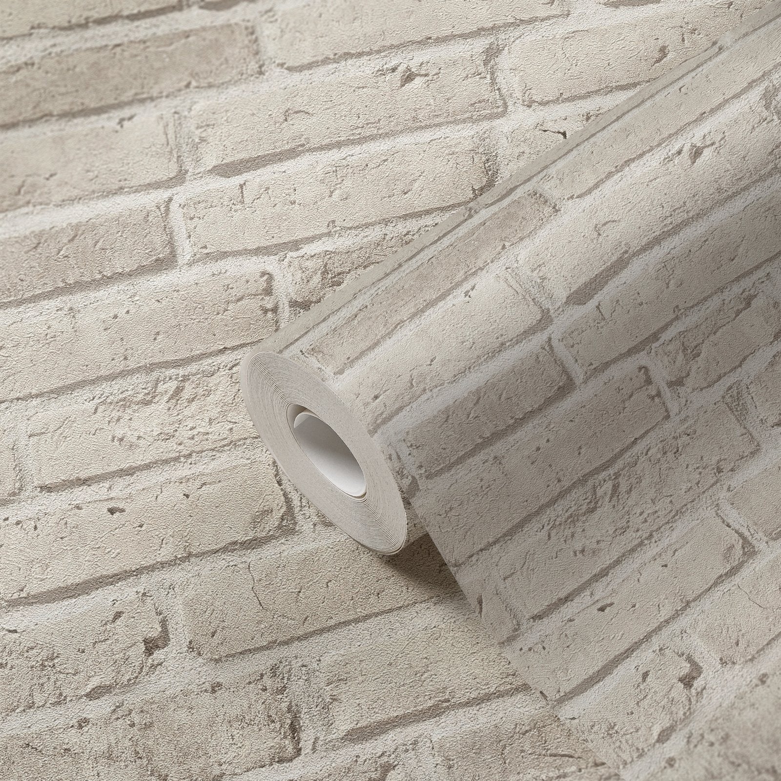 Weathered Walls Motif wallpaper in beige color - pattern number BB51105 - by Galerie in the The Bricks And More collection