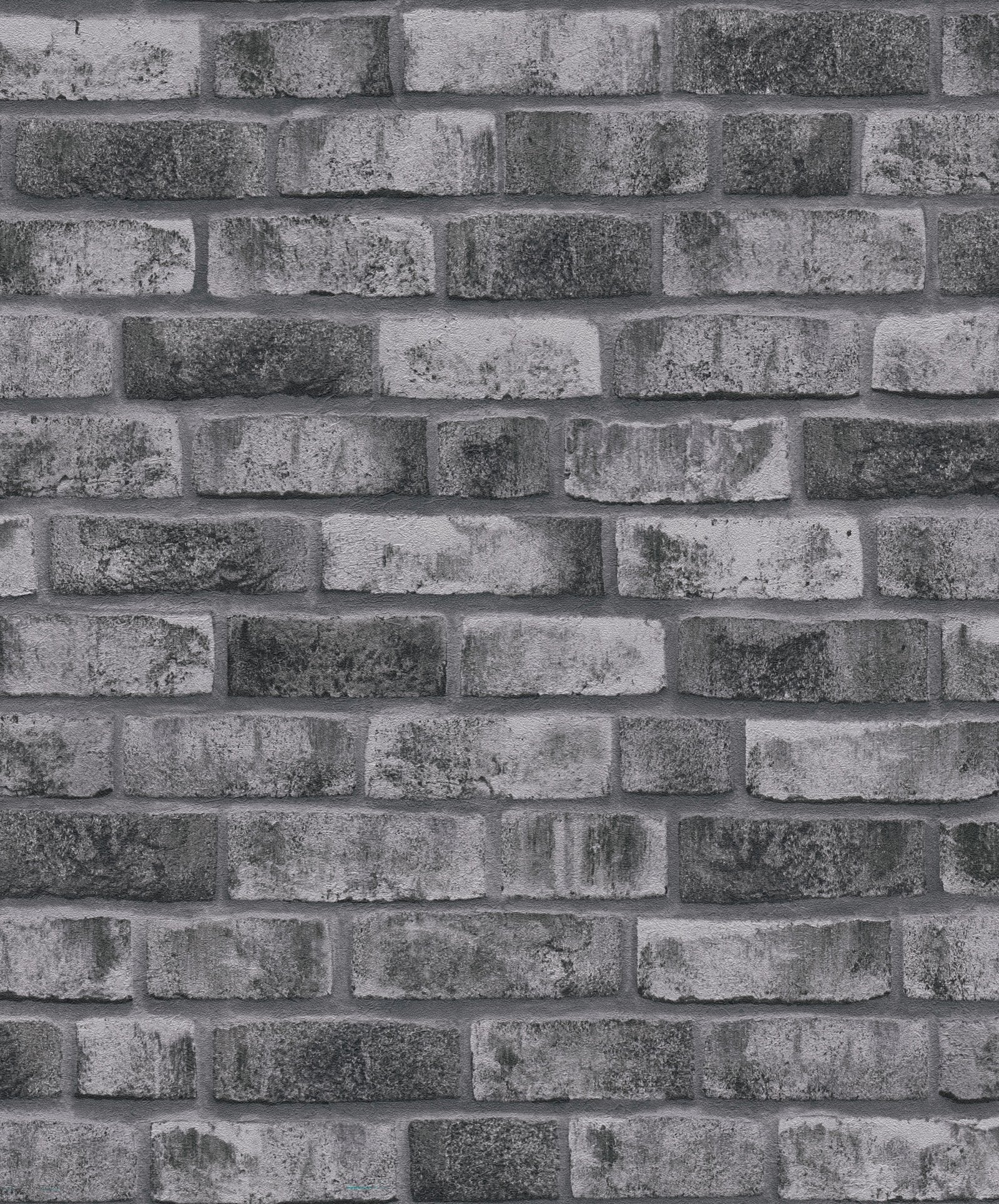 Weathered Walls Motif wallpaper in silver grey color - pattern number BB51111 - by Galerie in the The Bricks And More collection