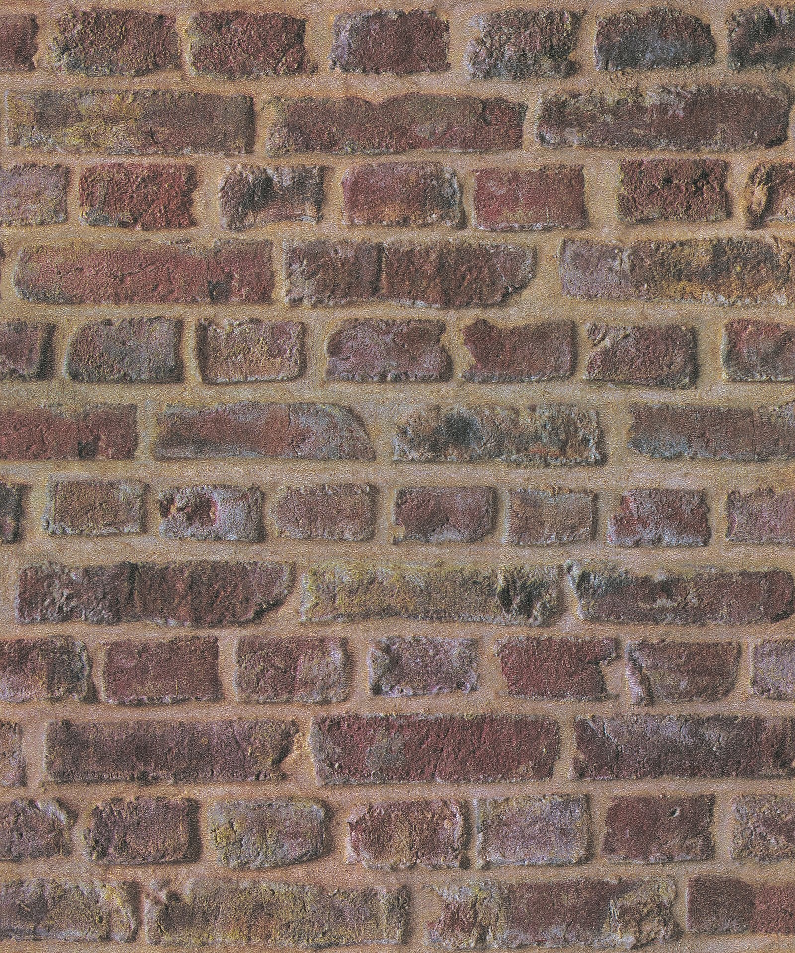 Brickshire Residents Motif wallpaper in beige color - pattern number BB51114 - by Galerie in the The Bricks And More collection