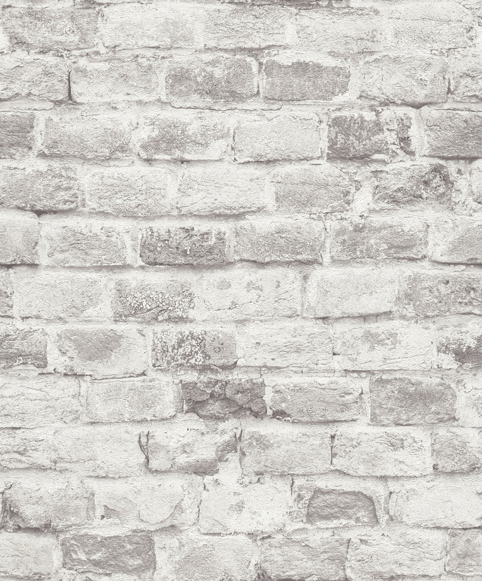 Brickshire Residents Motif wallpaper in silver grey color - pattern number BB51118 - by Galerie in the The Bricks And More collection