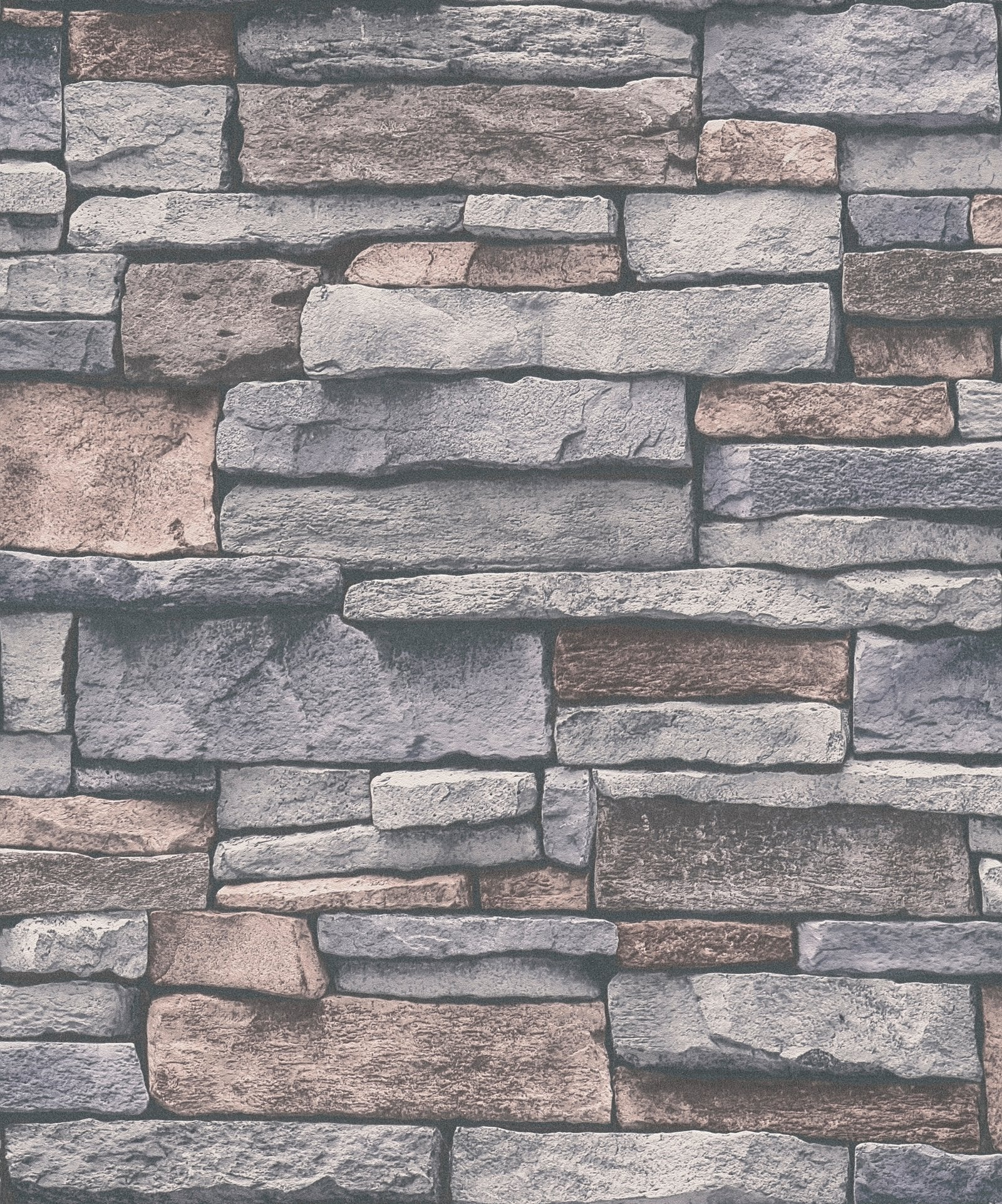 Sandstone Splendour Motif wallpaper in silver grey color - pattern number BB51132 - by Galerie in the The Bricks And More collection