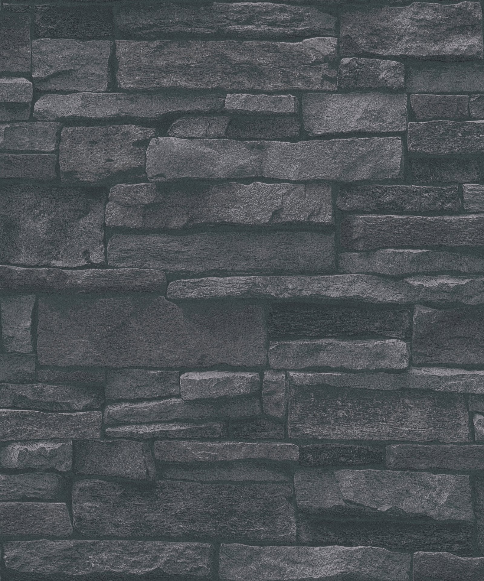 Sandstone Splendour Motif wallpaper in black color - pattern number BB51133 - by Galerie in the The Bricks And More collection