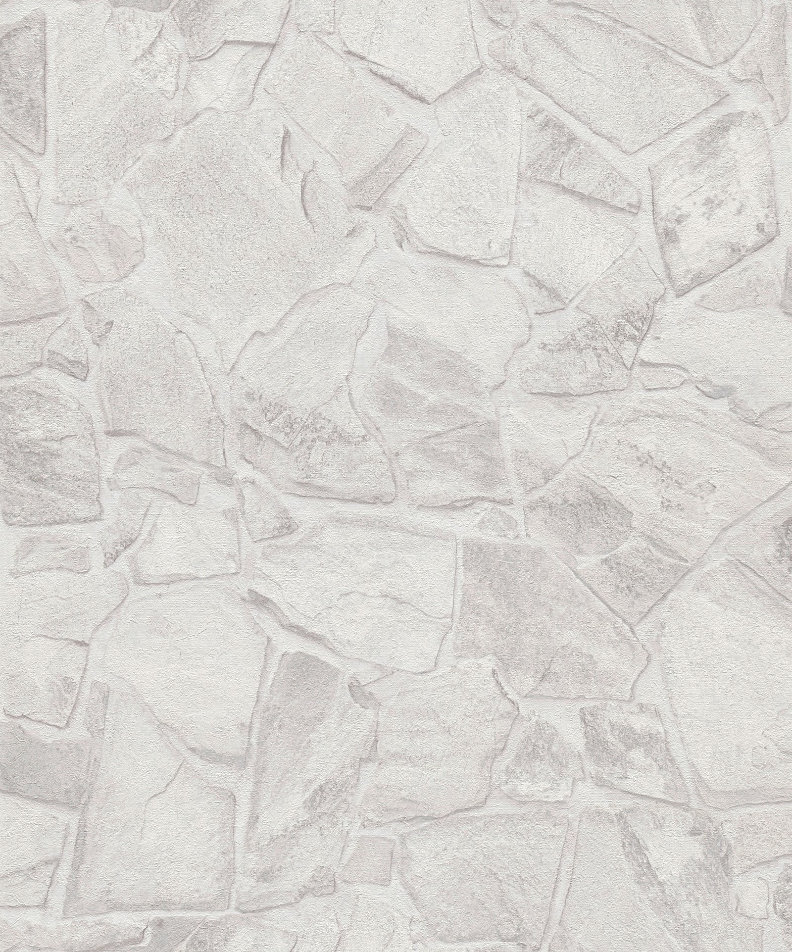 Petrified Paradise Motif wallpaper in white color - pattern number BB51139 - by Galerie in the The Bricks And More collection
