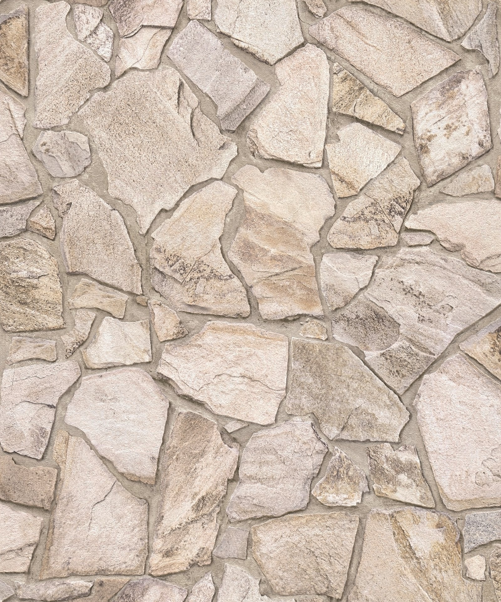 Claystone Cottage Motif wallpaper in beige color - pattern number BB51143 - by Galerie in the The Bricks And More collection