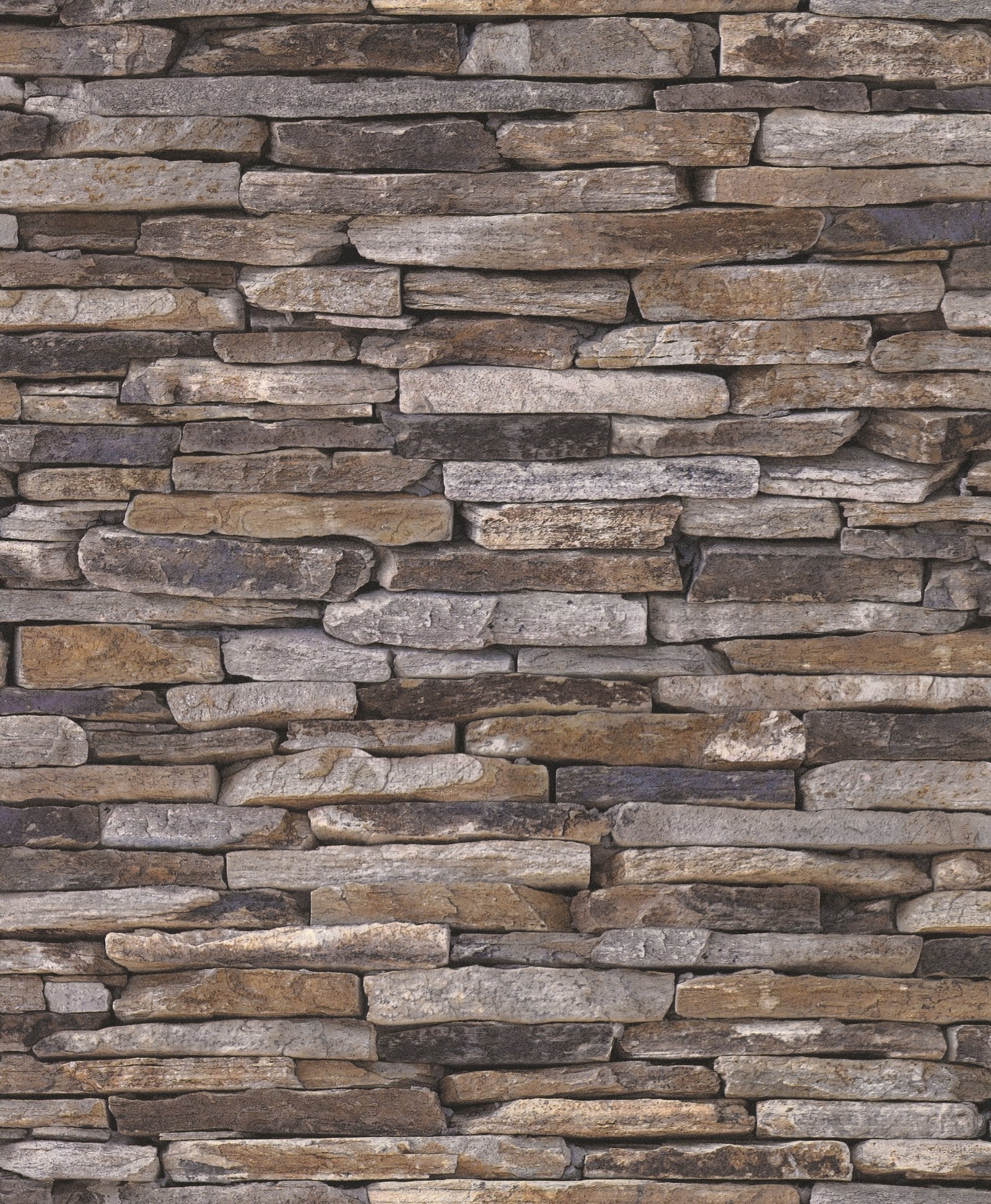 Rocky Retreat Motif wallpaper in bronze brown color - pattern number BB51145 - by Galerie in the The Bricks And More collection