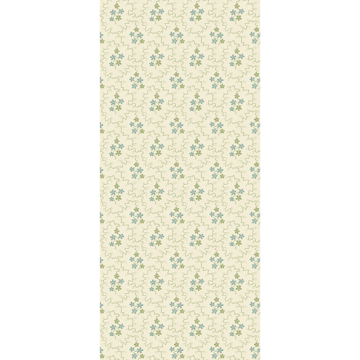 Posy Wallpaper in green/aqua color - pattern number BW45152.2.0 - by G P & J Baker in the House Small Prints II collection
