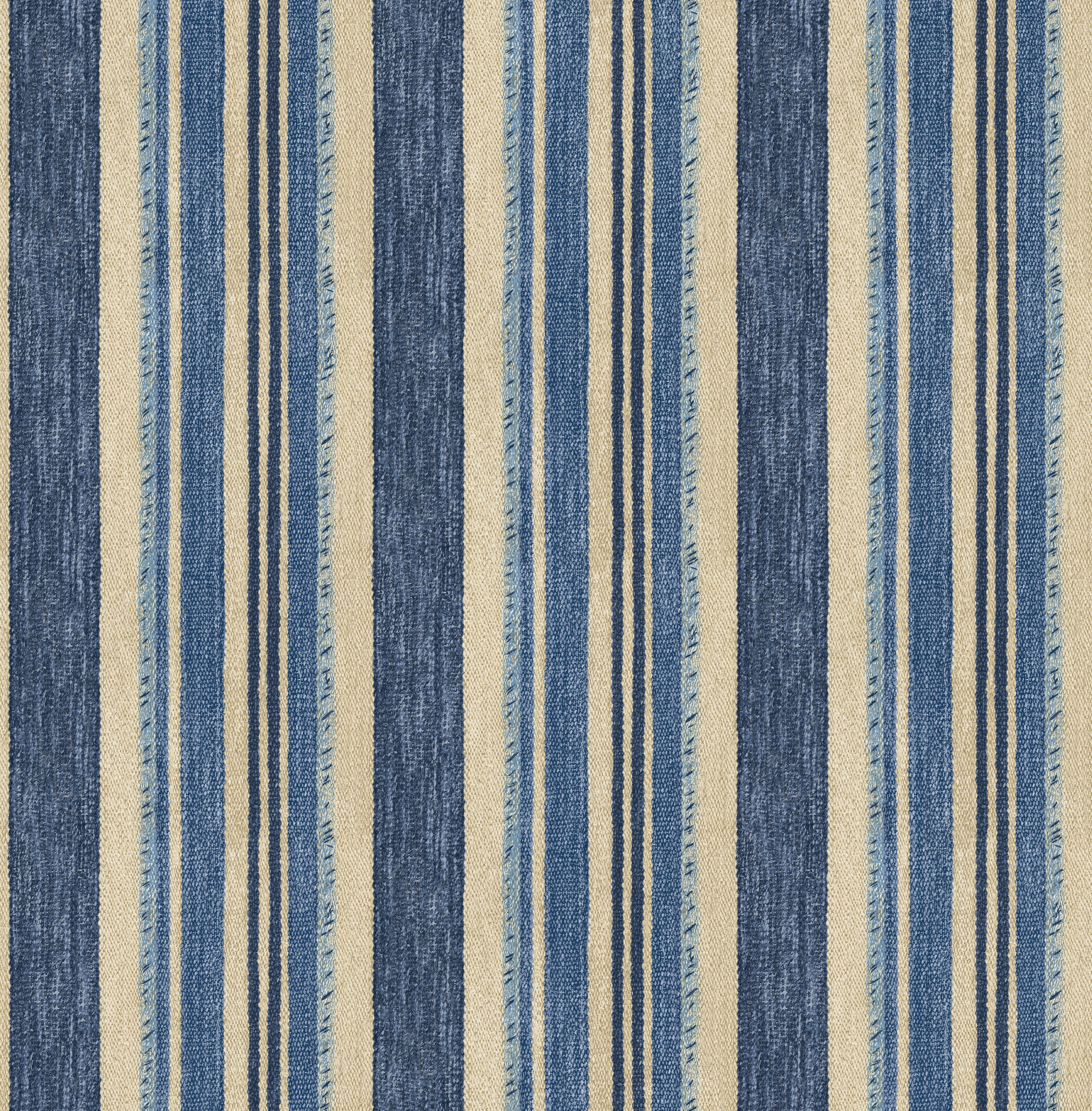 Cloudline Wallpaper in indigo color - pattern number BW45161.5.0 - by G P & J Baker in the Kit Kemp II collection