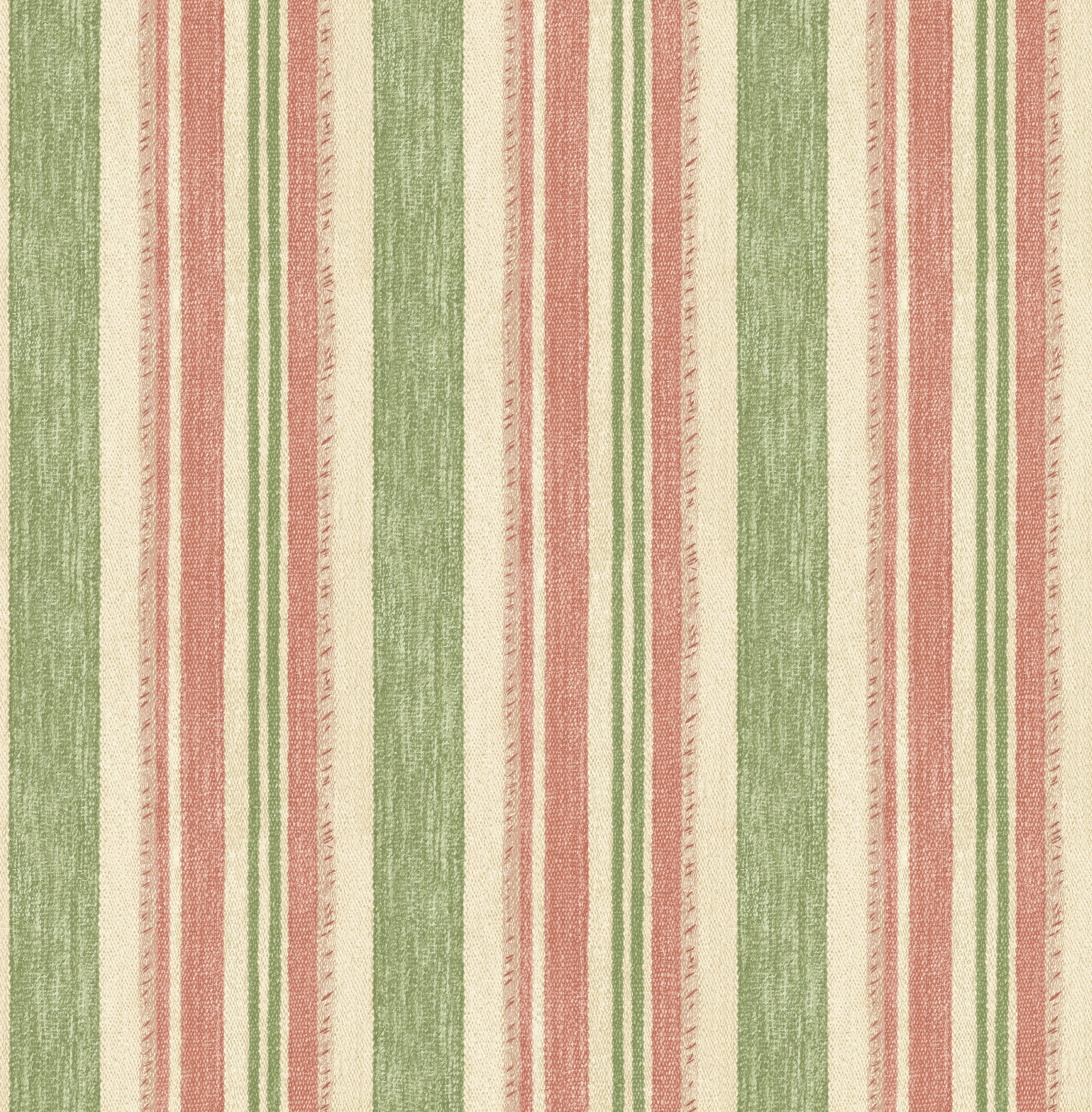 Cloudline Wallpaper in soft red/green color - pattern number BW45161.6.0 - by G P & J Baker in the Kit Kemp II collection