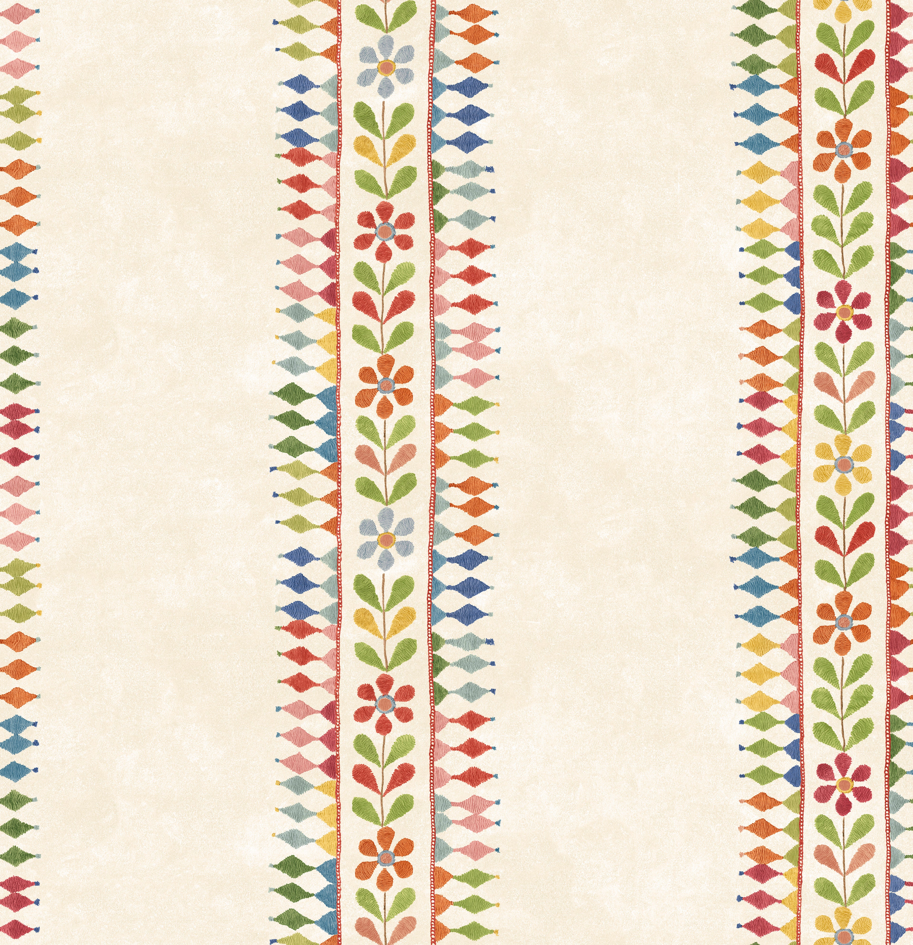 Flower Pot Wallpaper in jewel color - pattern number BW45162.1.0 - by G P & J Baker in the Kit Kemp II collection