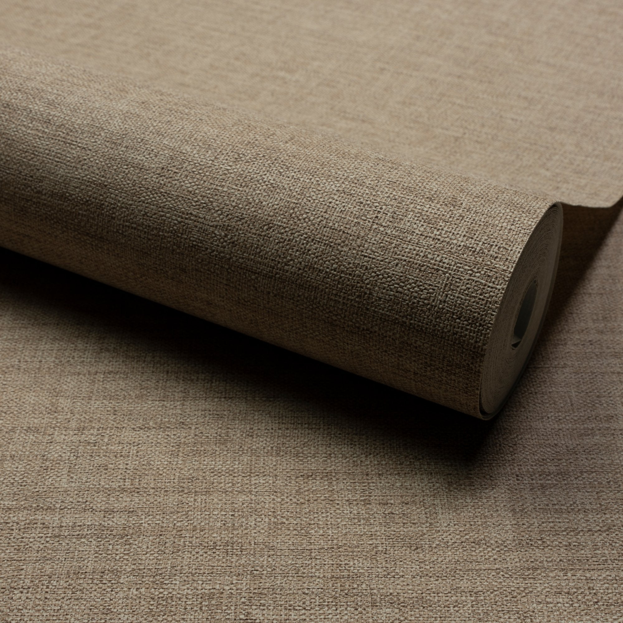 Rough Textile Wallpaper in brown color - pattern number CO1005 - by Grandeco in the Concept collection