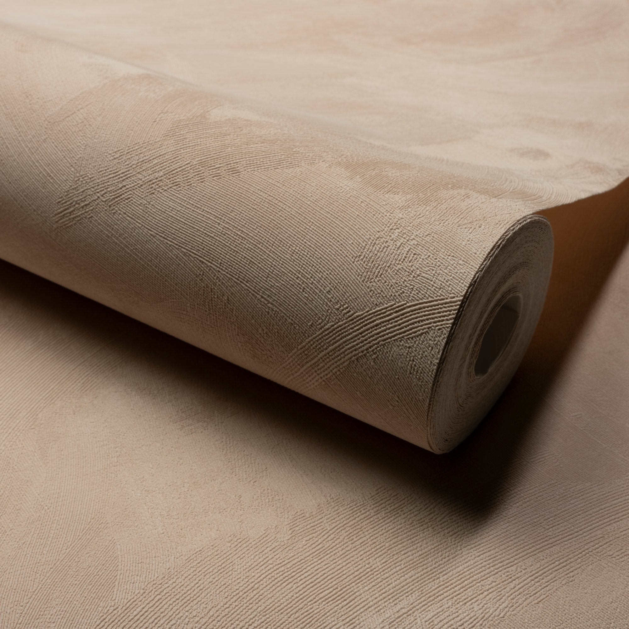 Authentic Plaster Plain Wallpaper in pink color - pattern number CO3007 - by Grandeco in the Concept collection