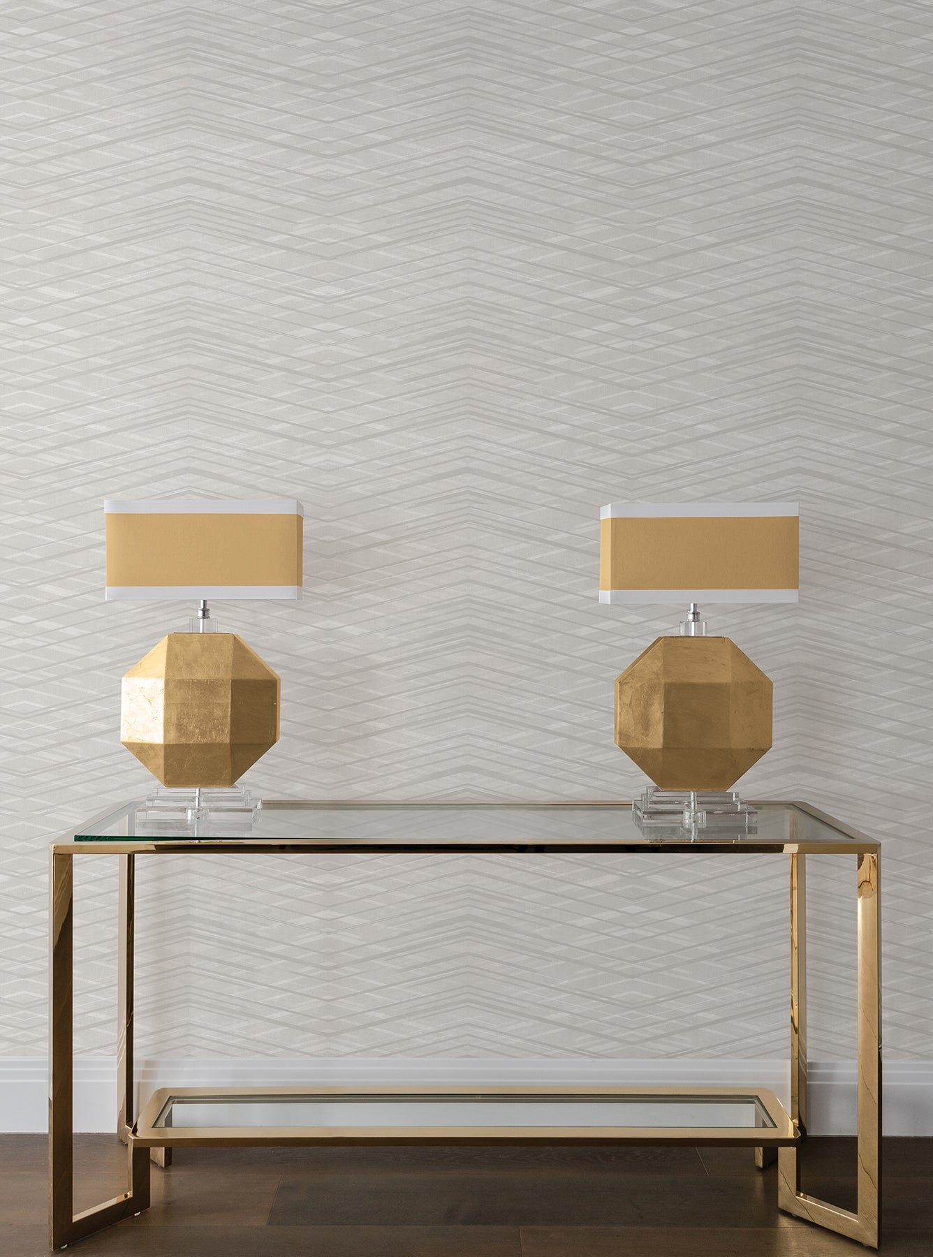 Focal Point Wallpaper in Light Grey color - pattern number COD0658 - by Candice Olson in the Luminous collection