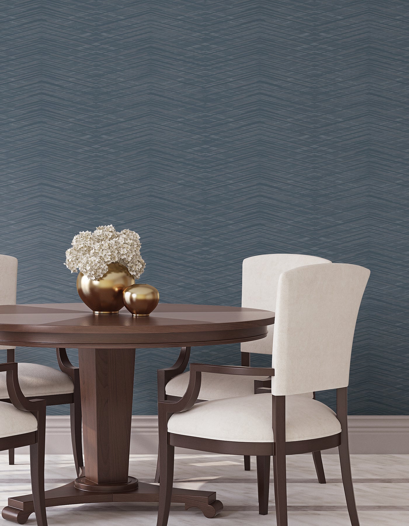 Focal Point Wallpaper in Blue color - pattern number COD0660 - by Candice Olson in the Luminous collection
