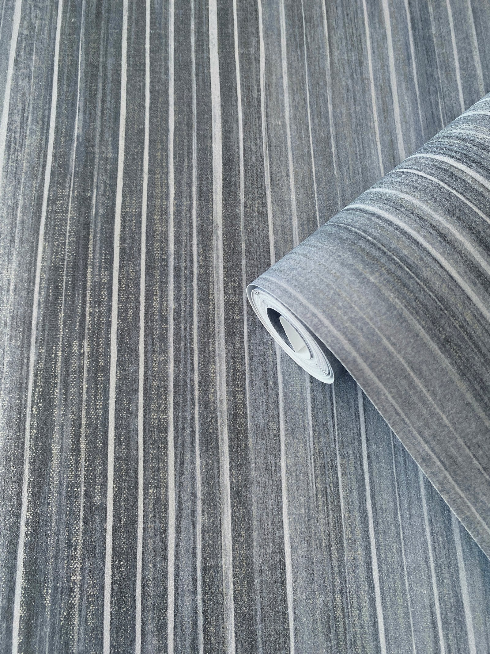 Vertical Stripe wallpaper in blue color - pattern number DWP0352-05 - by Galerie in the Elegance collection